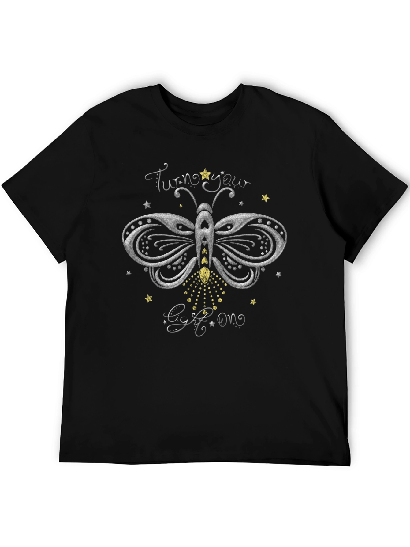 Butterfly Light T-Shirt - Turn Your Light On Tee