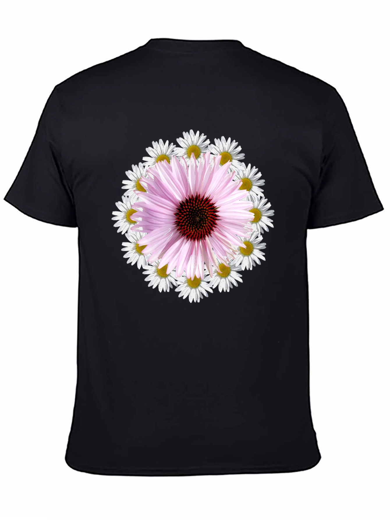 Floral Echinacea & Daisy Graphic Tee