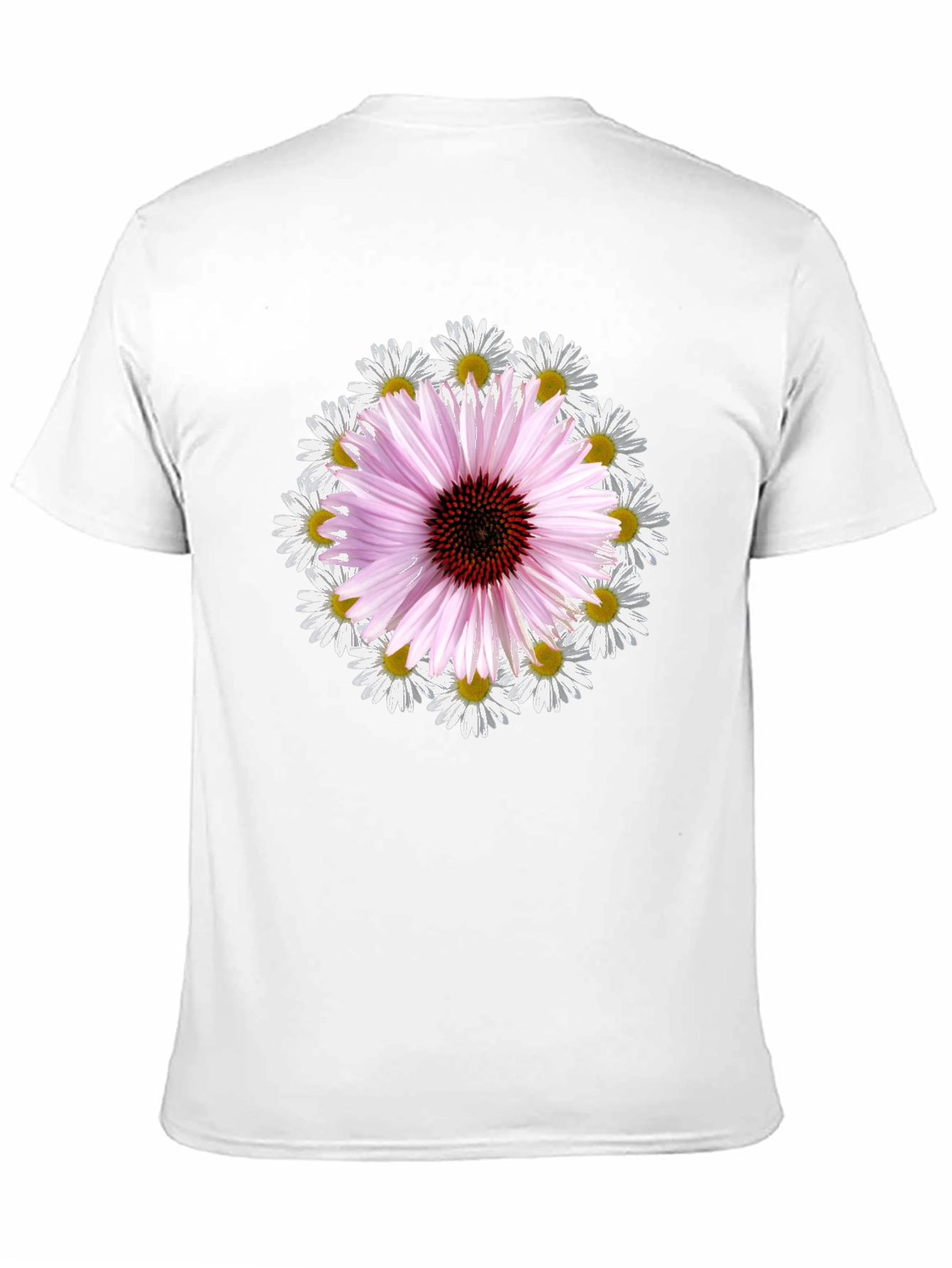 Floral Echinacea & Daisy Graphic Tee
