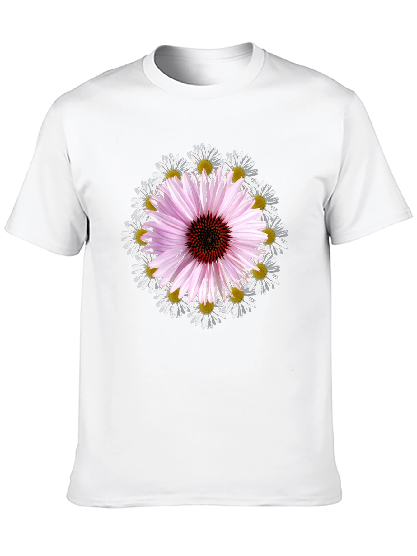 Floral Echinacea & Daisy Graphic Tee