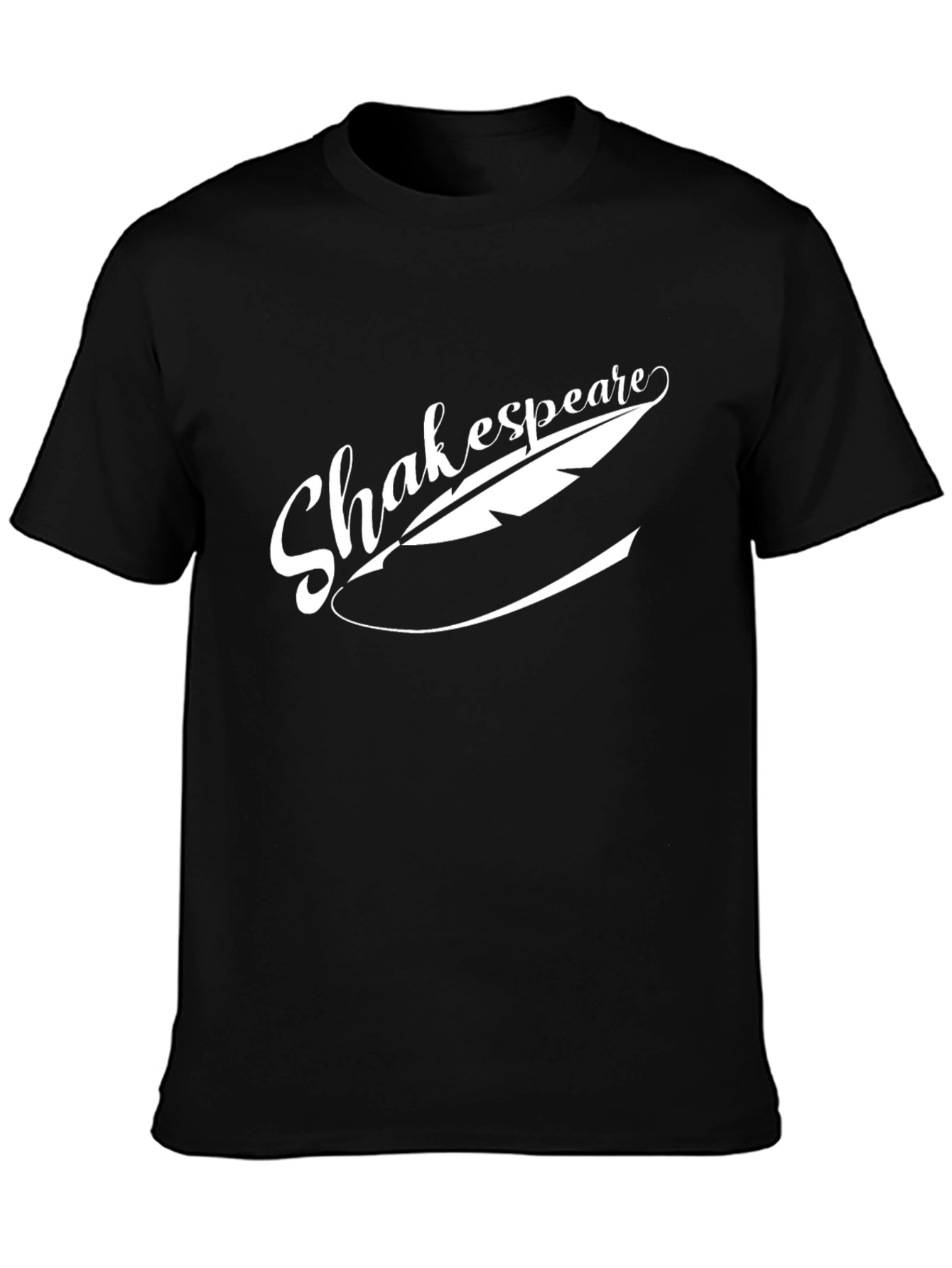 Shakespeare Quill Black Graphic Tee