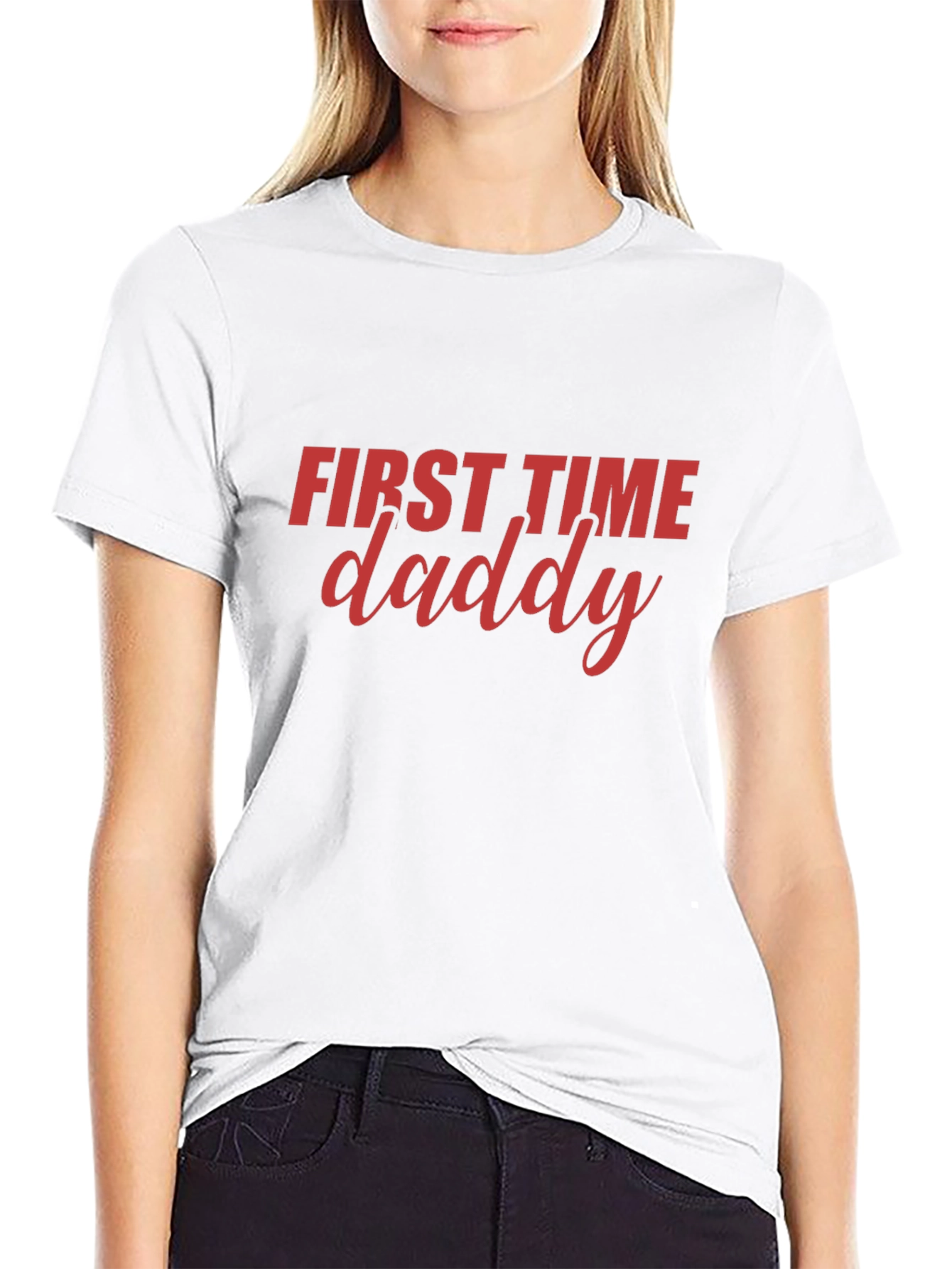 First Time Daddy Graphic T-Shirt