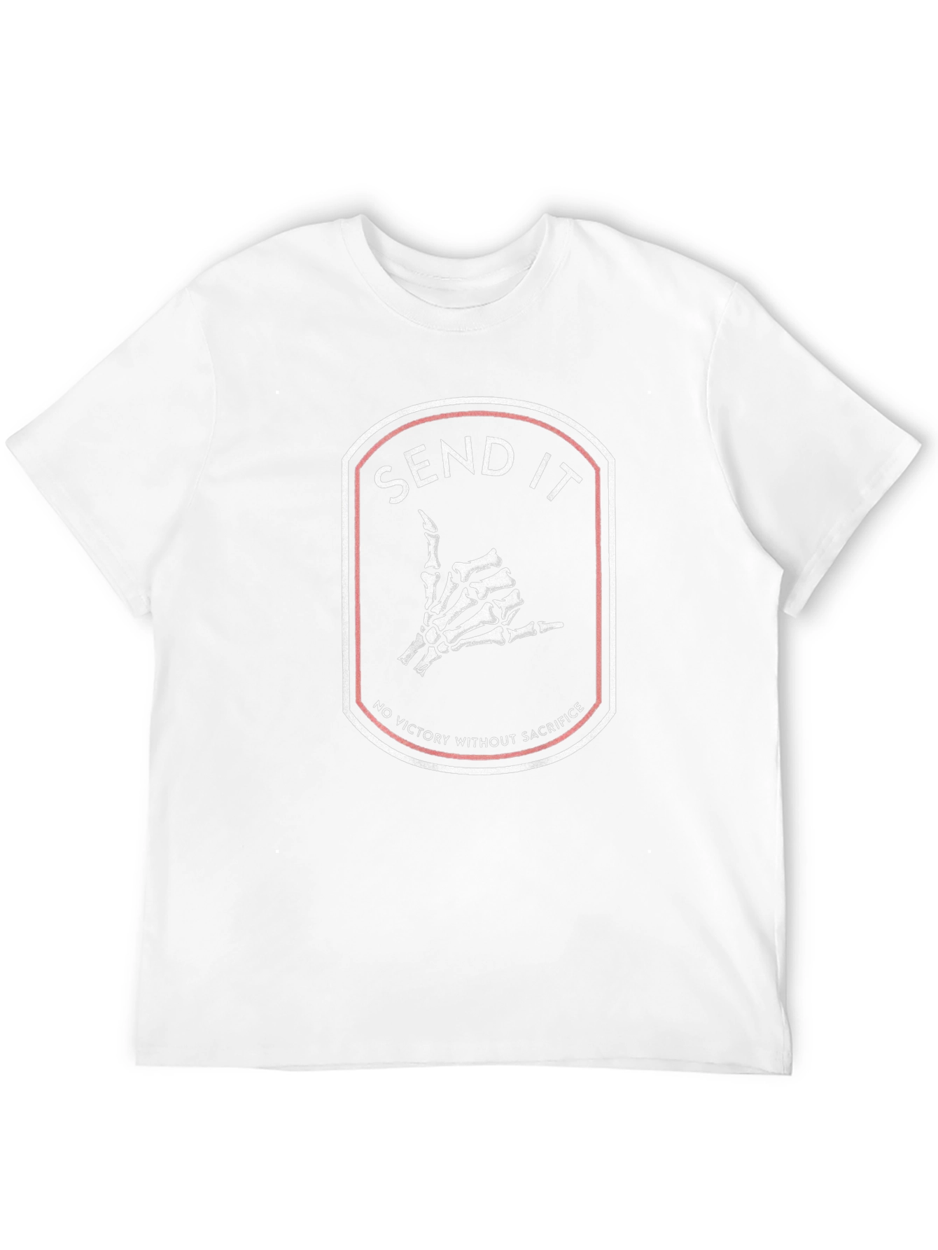 Send It Graphic Tee - Skeleton Hand Shaka Sign