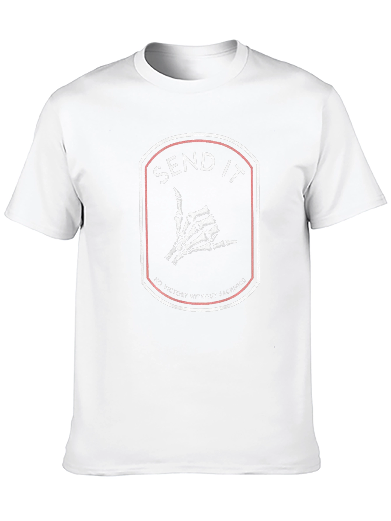 Send It Graphic Tee - Skeleton Hand Shaka Sign