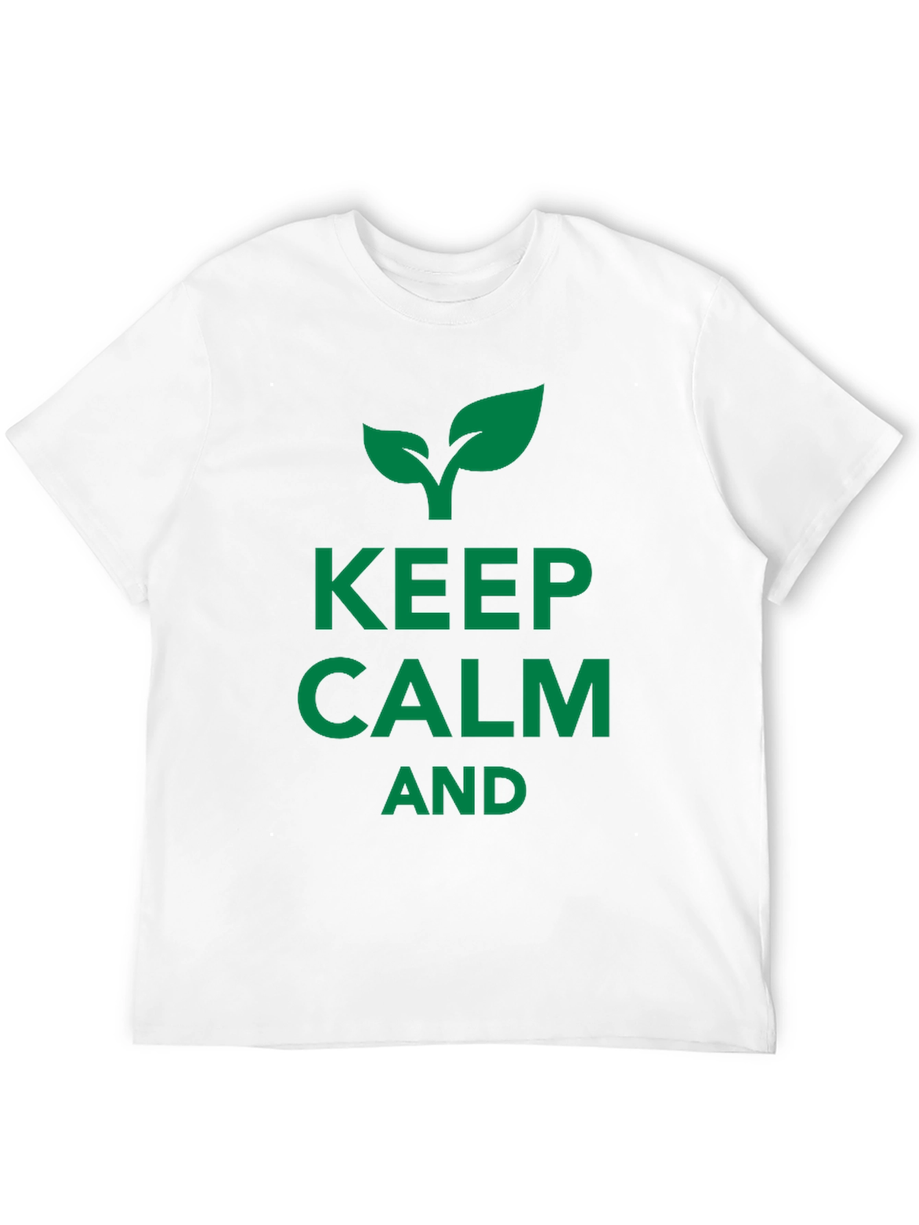 Keep Calm and Grow Black T-Shirt