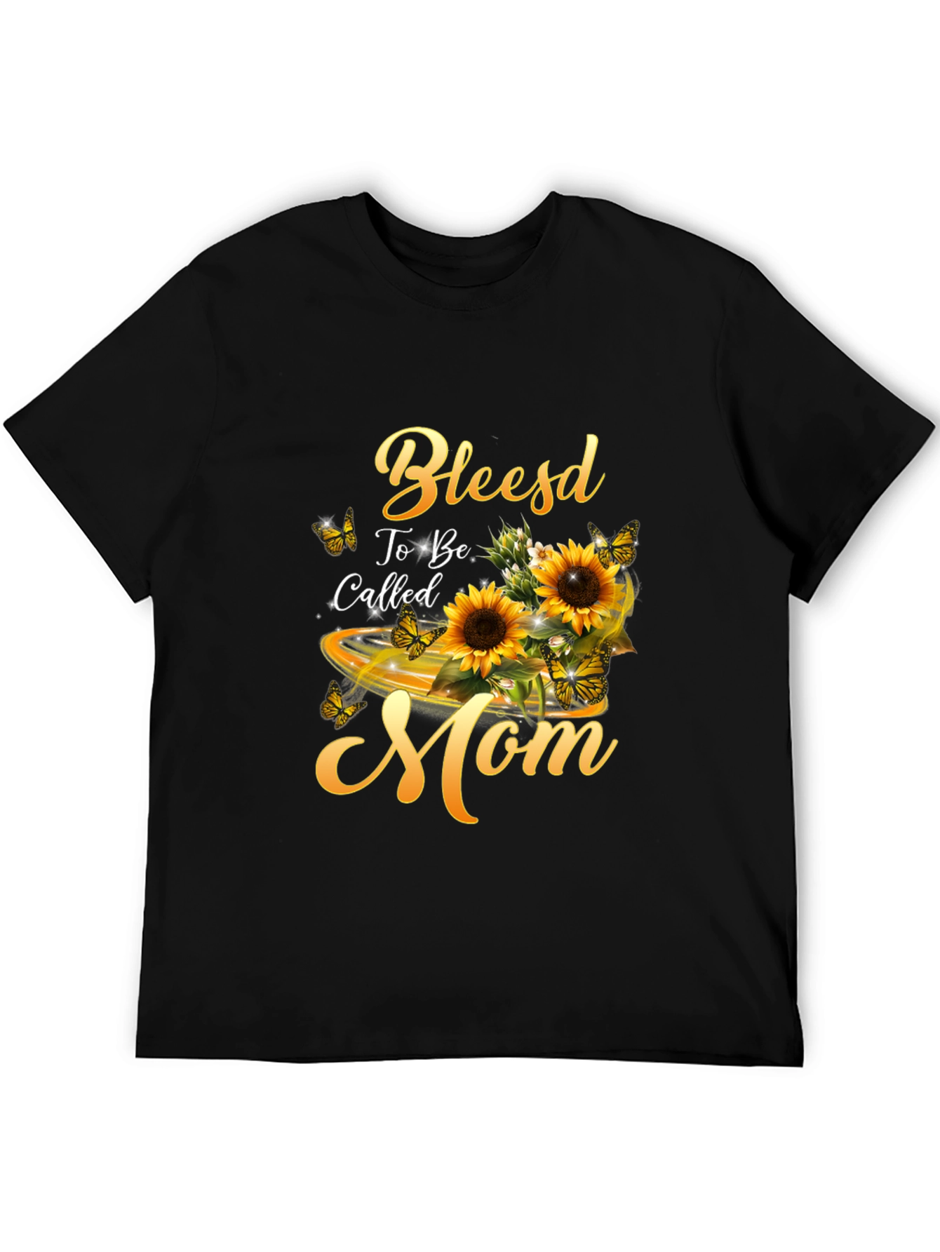 Blessed To Be Called Mom Sunflower T-Shirt