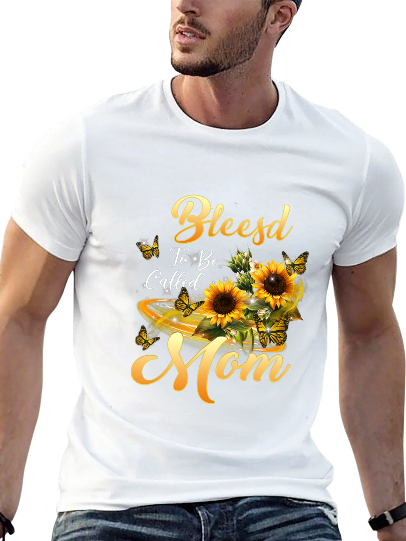 Blessed To Be Called Mom Sunflower T-Shirt