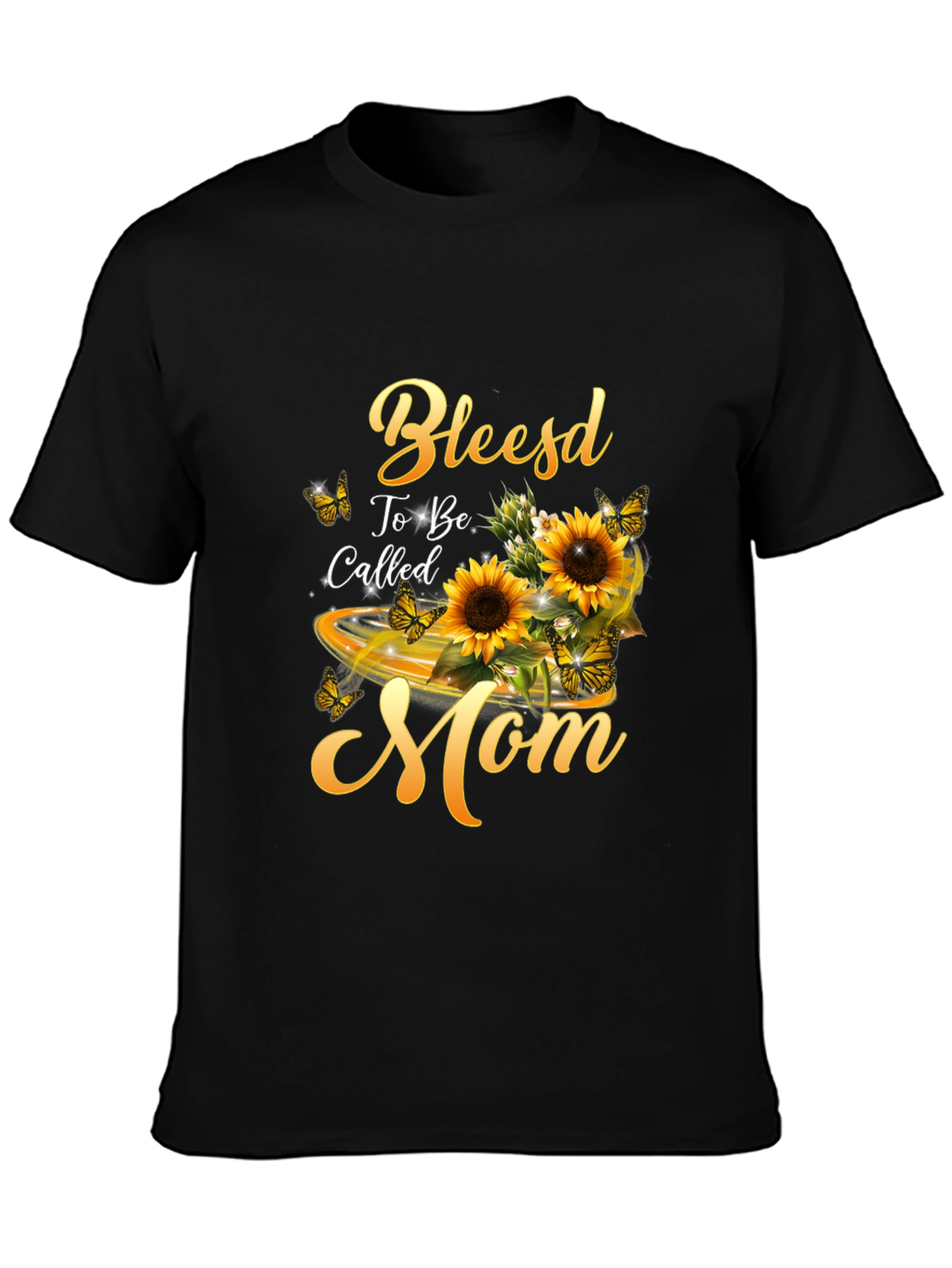 Blessed To Be Called Mom Sunflower T-Shirt