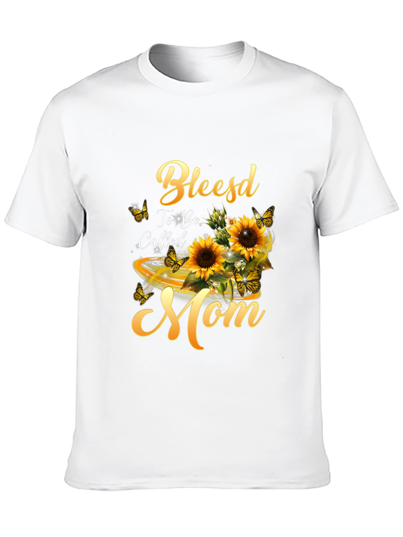 Blessed To Be Called Mom Sunflower T-Shirt