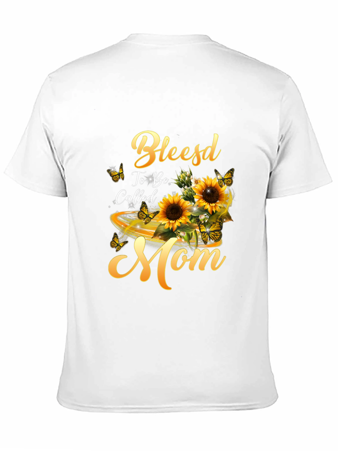 Blessed To Be Called Mom Sunflower T-Shirt