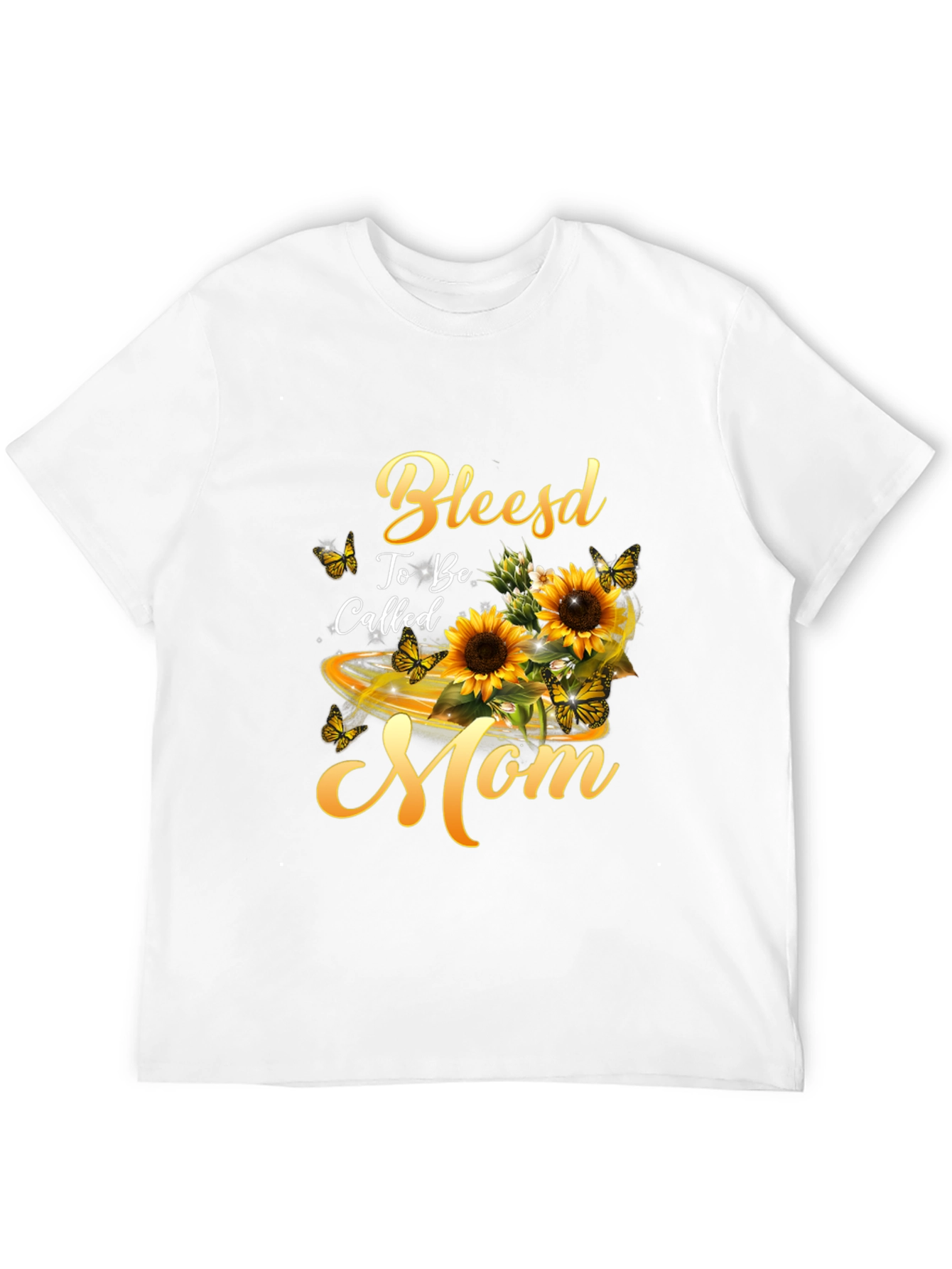 Blessed To Be Called Mom Sunflower T-Shirt