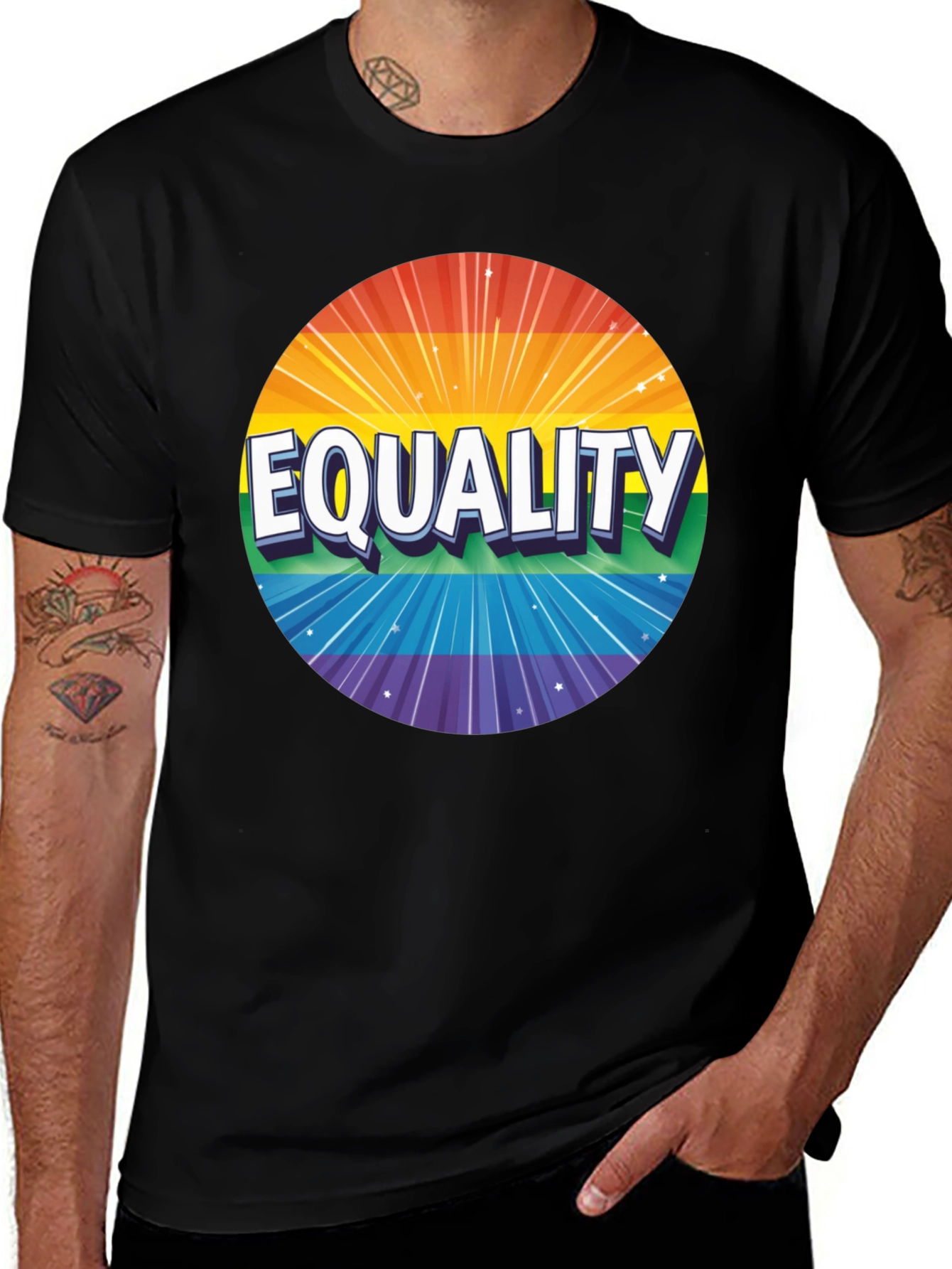 Equality Rainbow Pride T-Shirt - Unisex