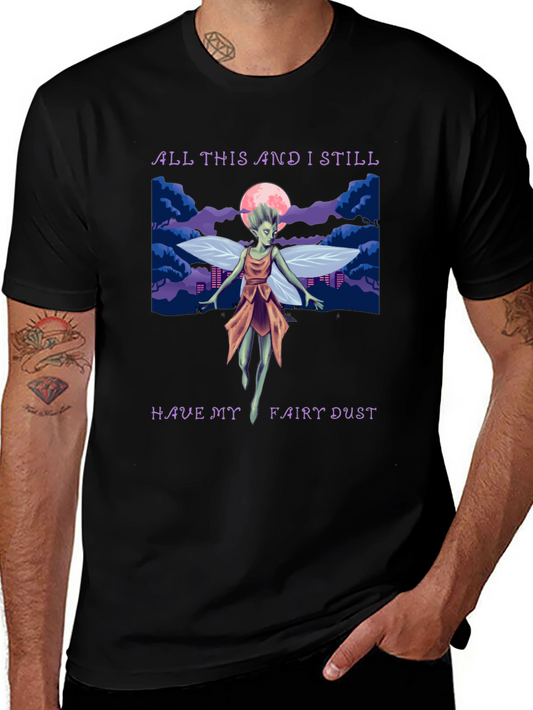 Fairy Dust Graphic Tee - Whimsical Design Soft Cotton