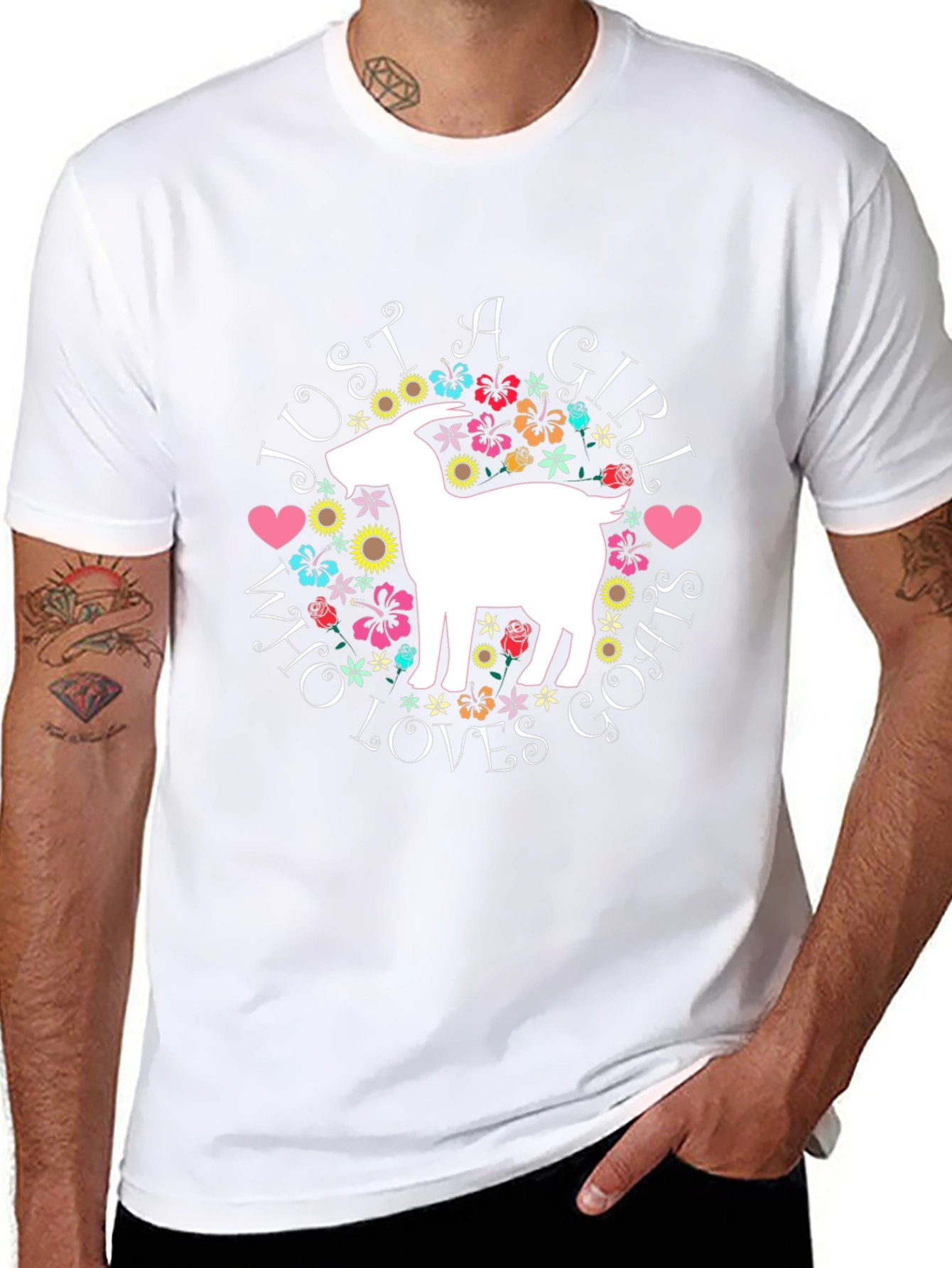 Just A Girl Who Loves Goats T-Shirt