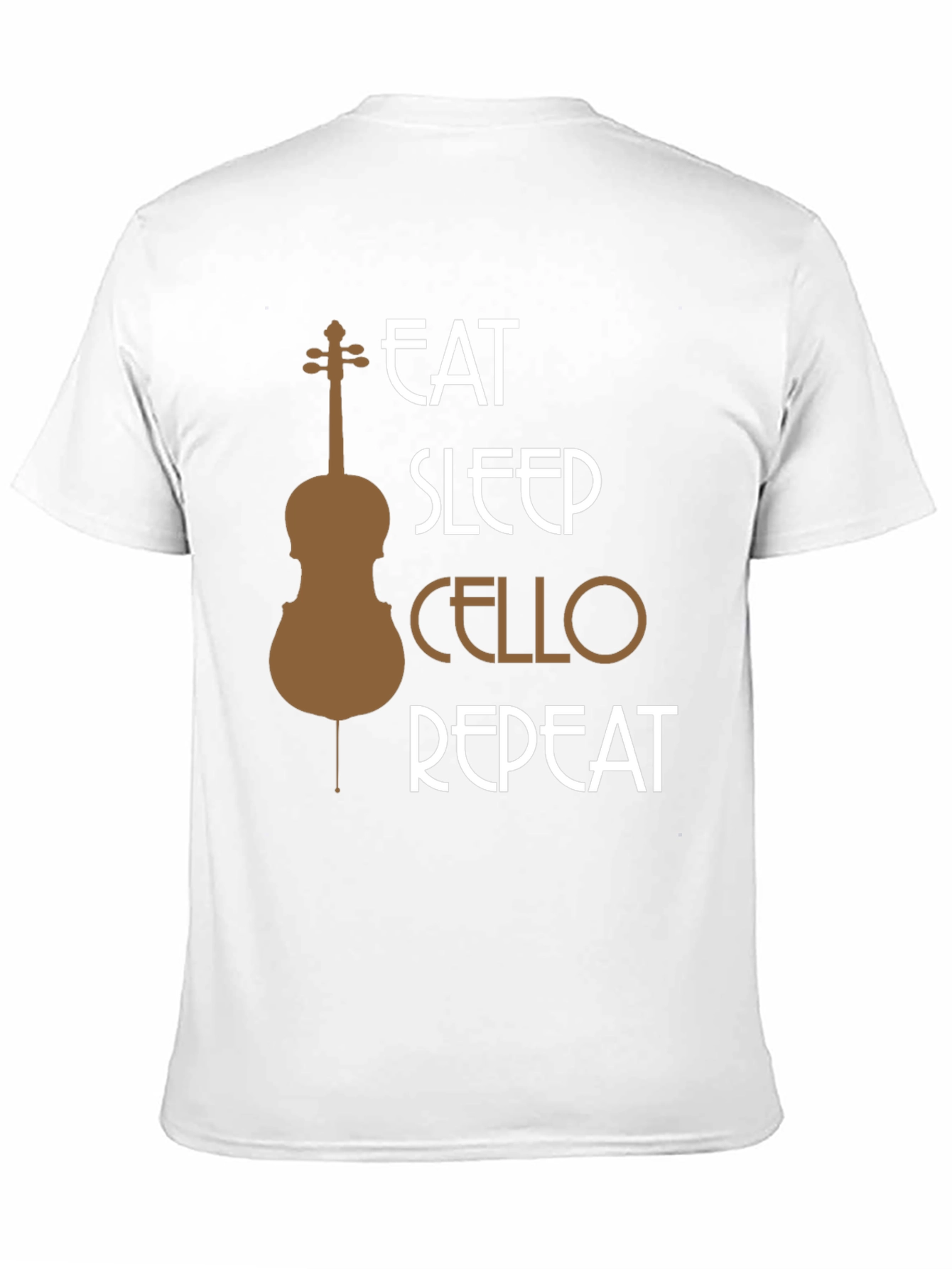 Eat Sleep Cello Repeat T-Shirt - Music Lover Tee