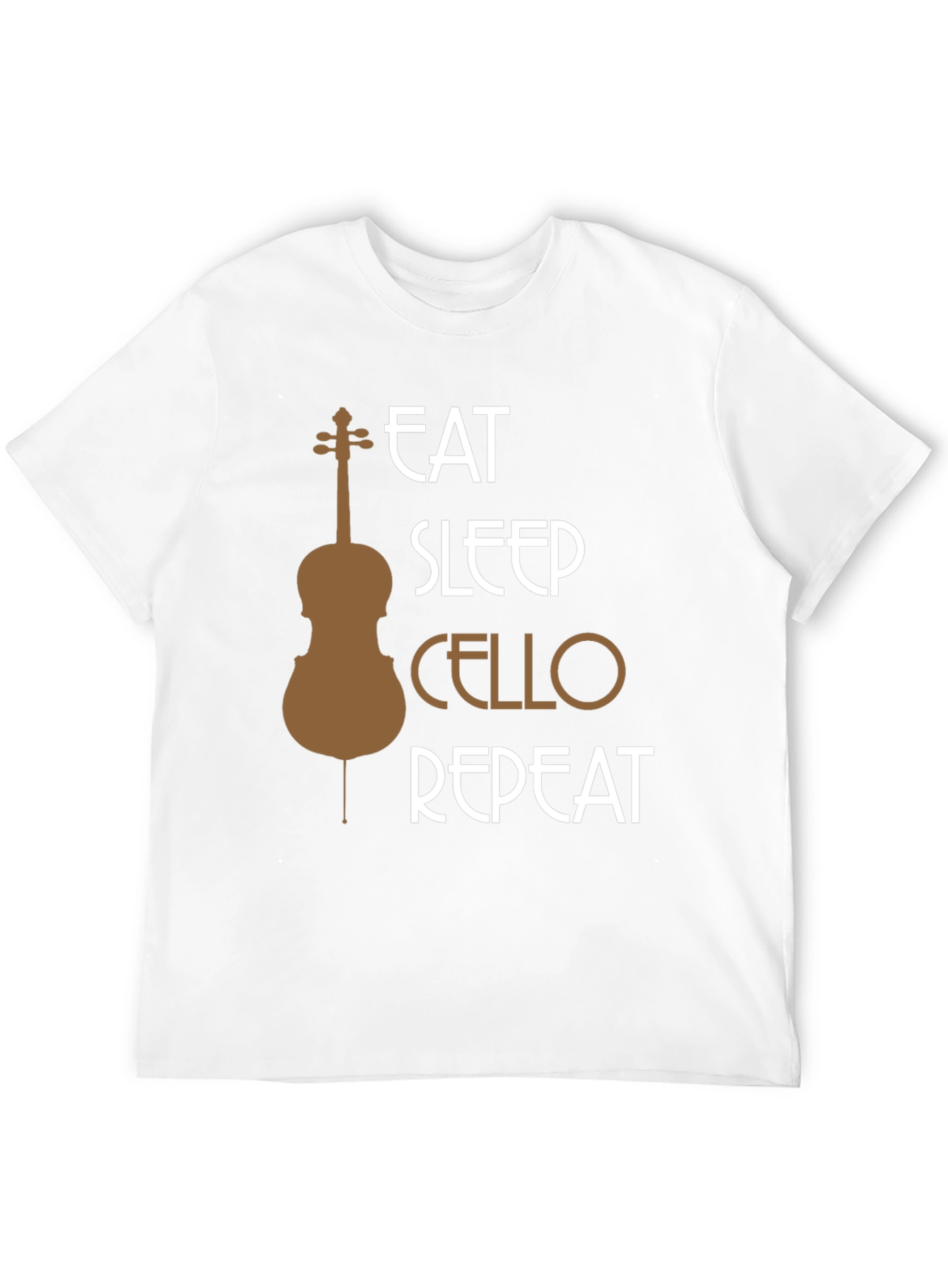 Eat Sleep Cello Repeat T-Shirt - Music Lover Tee