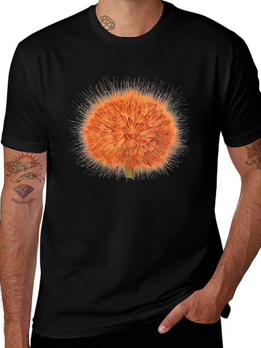 Exotic Flower Graphic Tee - Unique Botanical Print