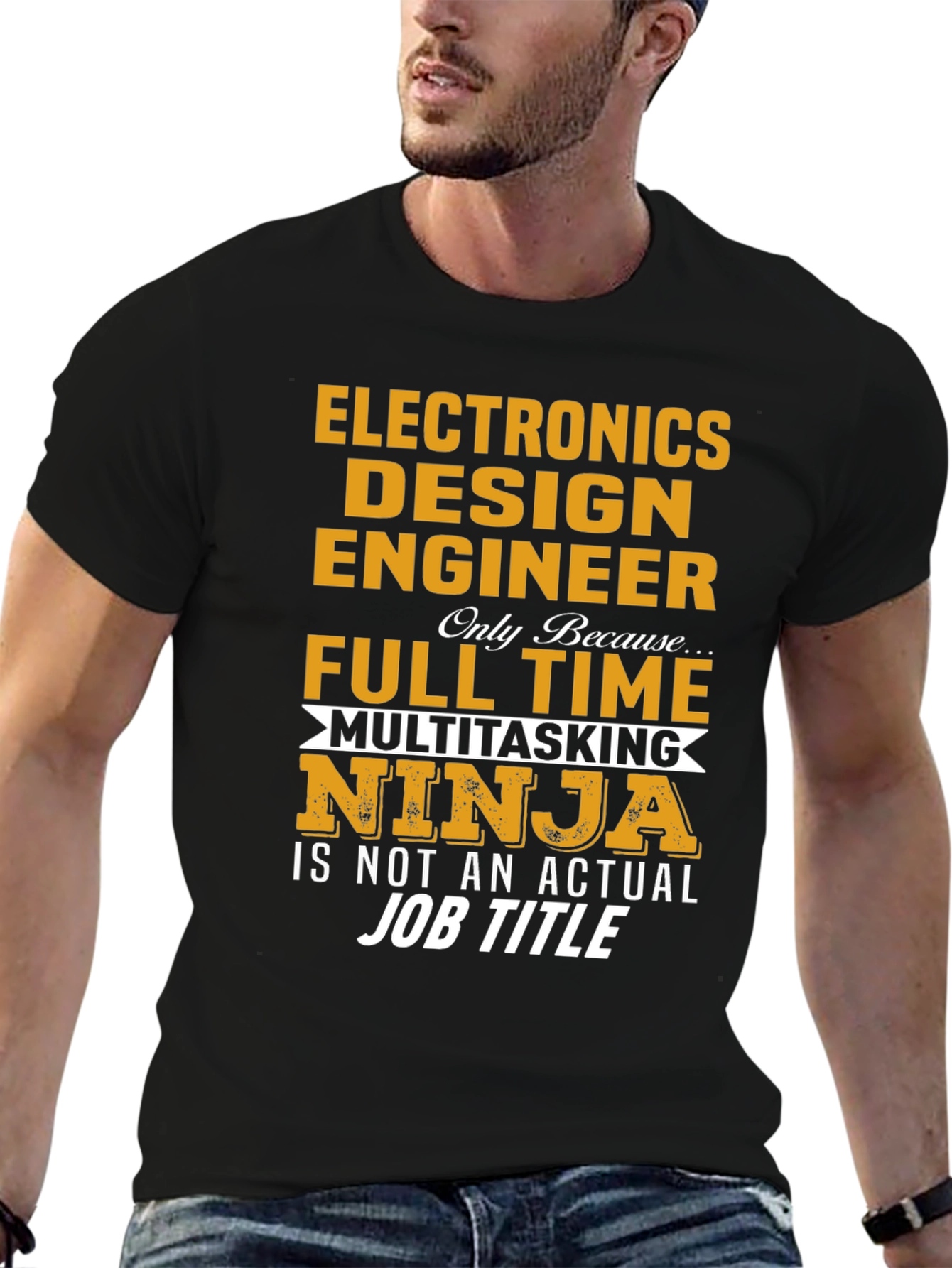 Electronics Design Engineer Multitasking Ninja T-Shirt