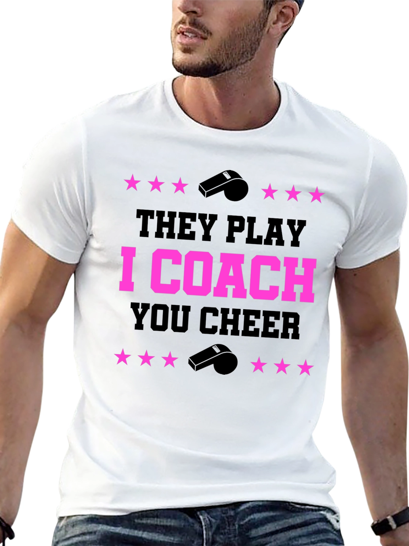 They Play I Coach You Cheer T-Shirt