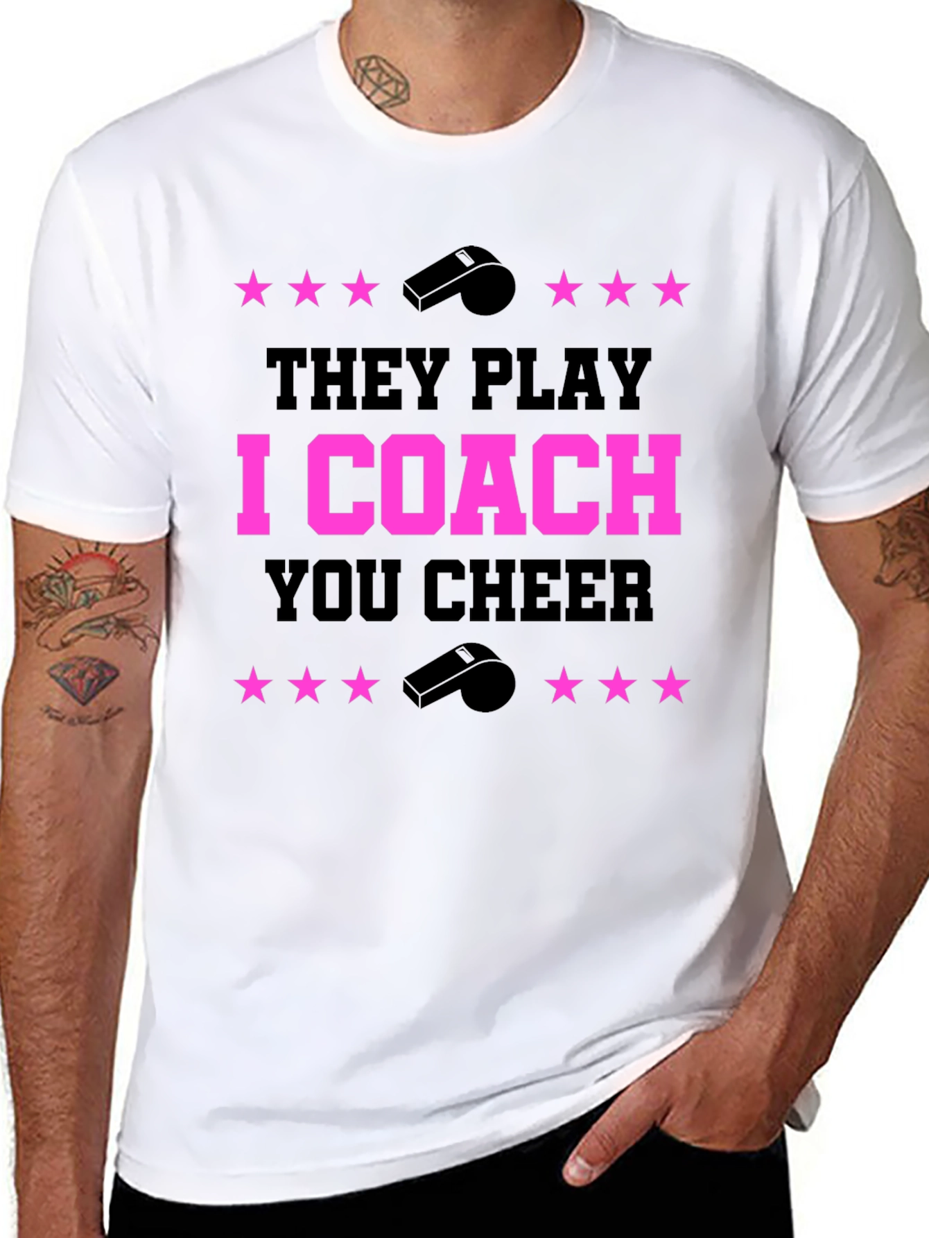 They Play I Coach You Cheer T-Shirt
