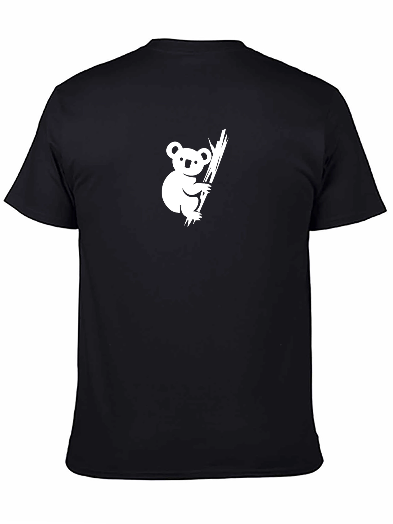 Koala Graphic T-Shirt - Black Cotton Tee