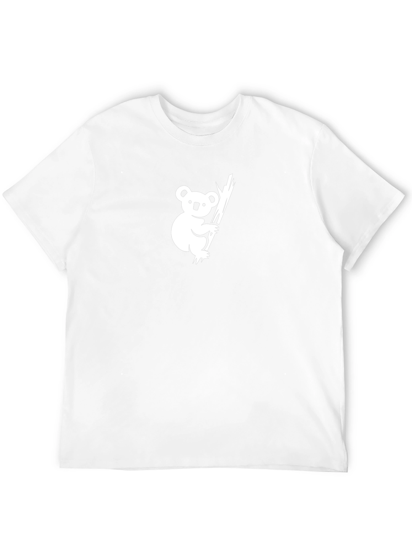 Koala Graphic T-Shirt - Black Cotton Tee