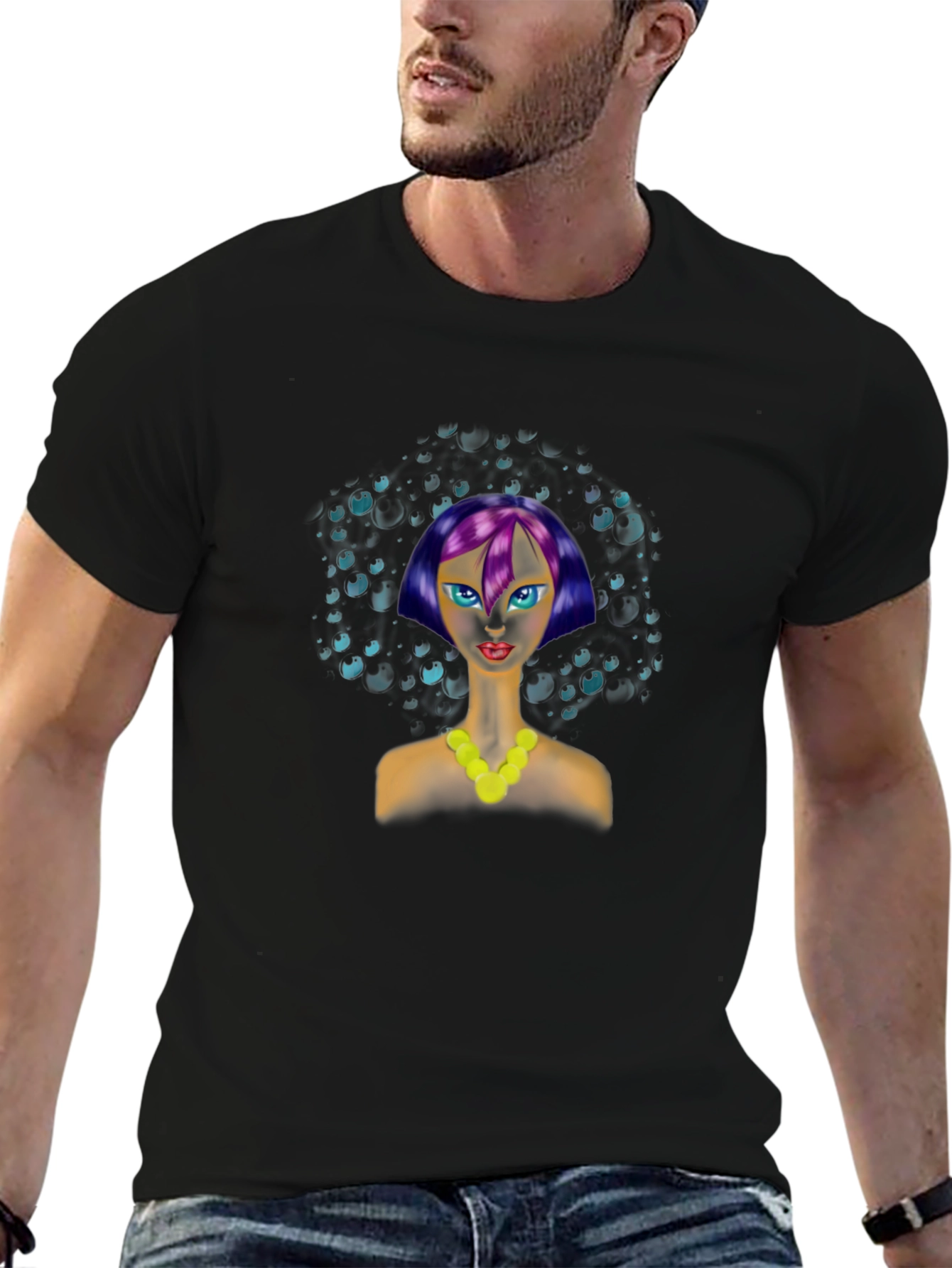 Unique Graphic Tee - Afro Pop Art