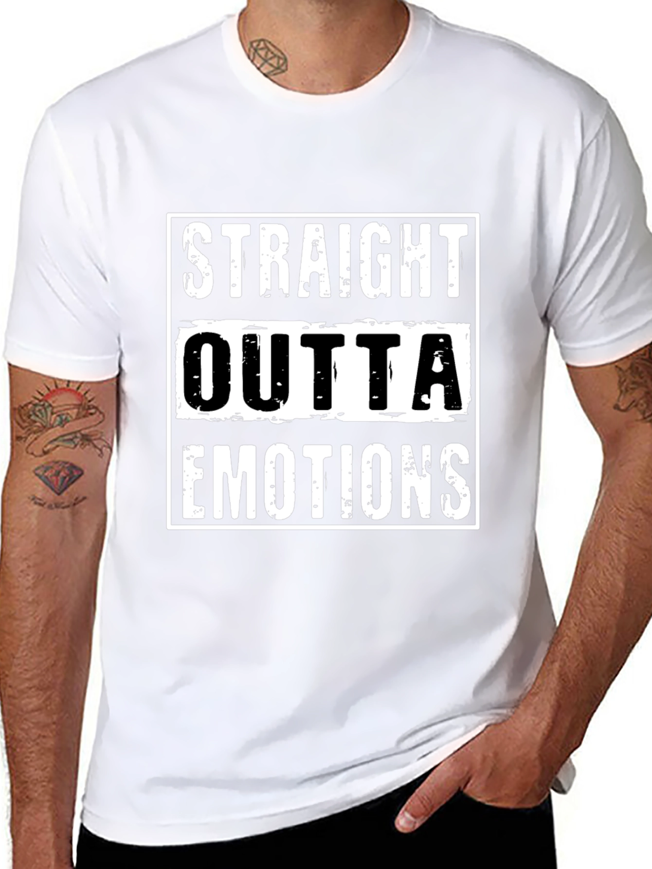 Straight Outta Emotions Graphic Tee