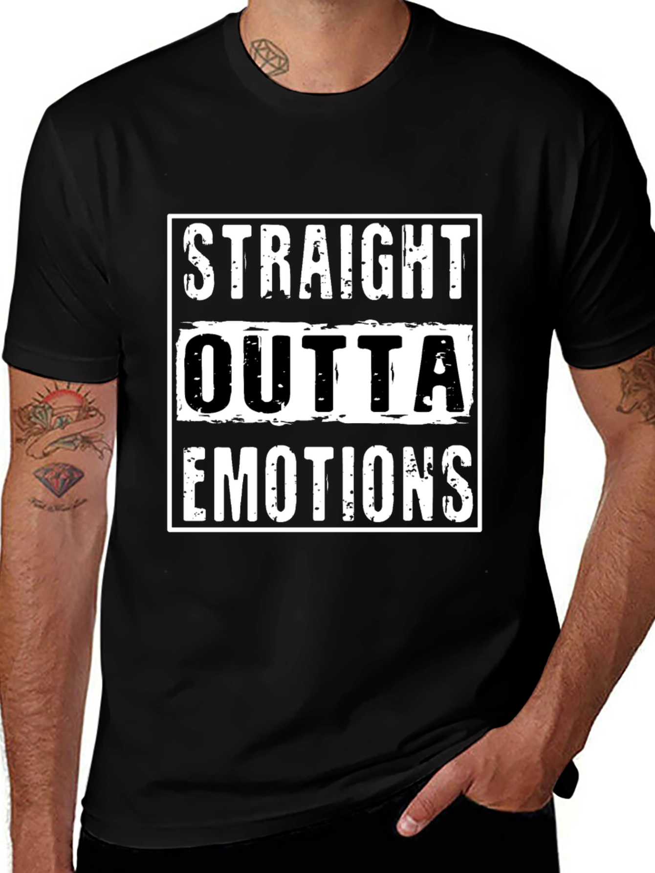 Straight Outta Emotions Graphic Tee