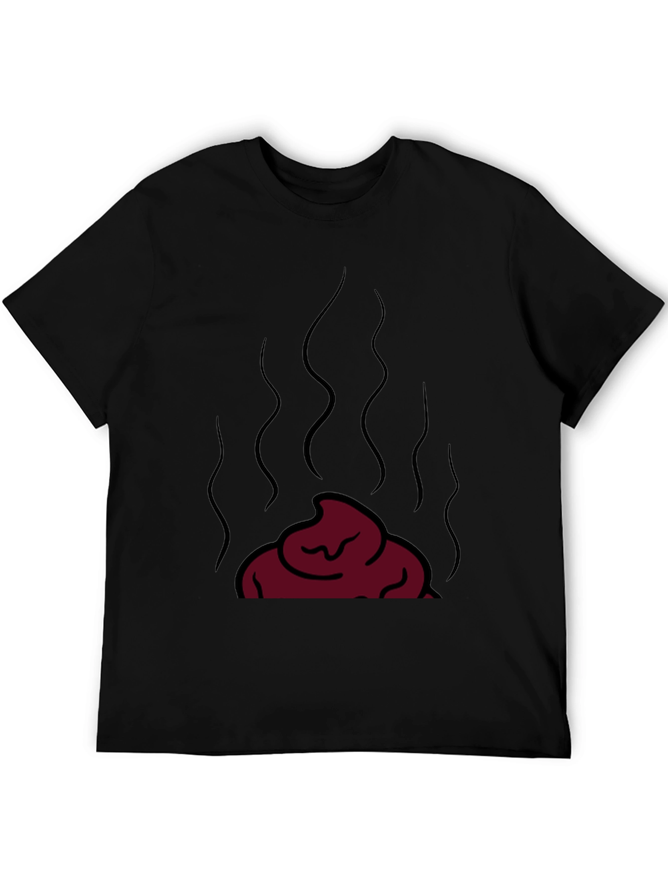 Novelty Poop Emoji T-Shirt