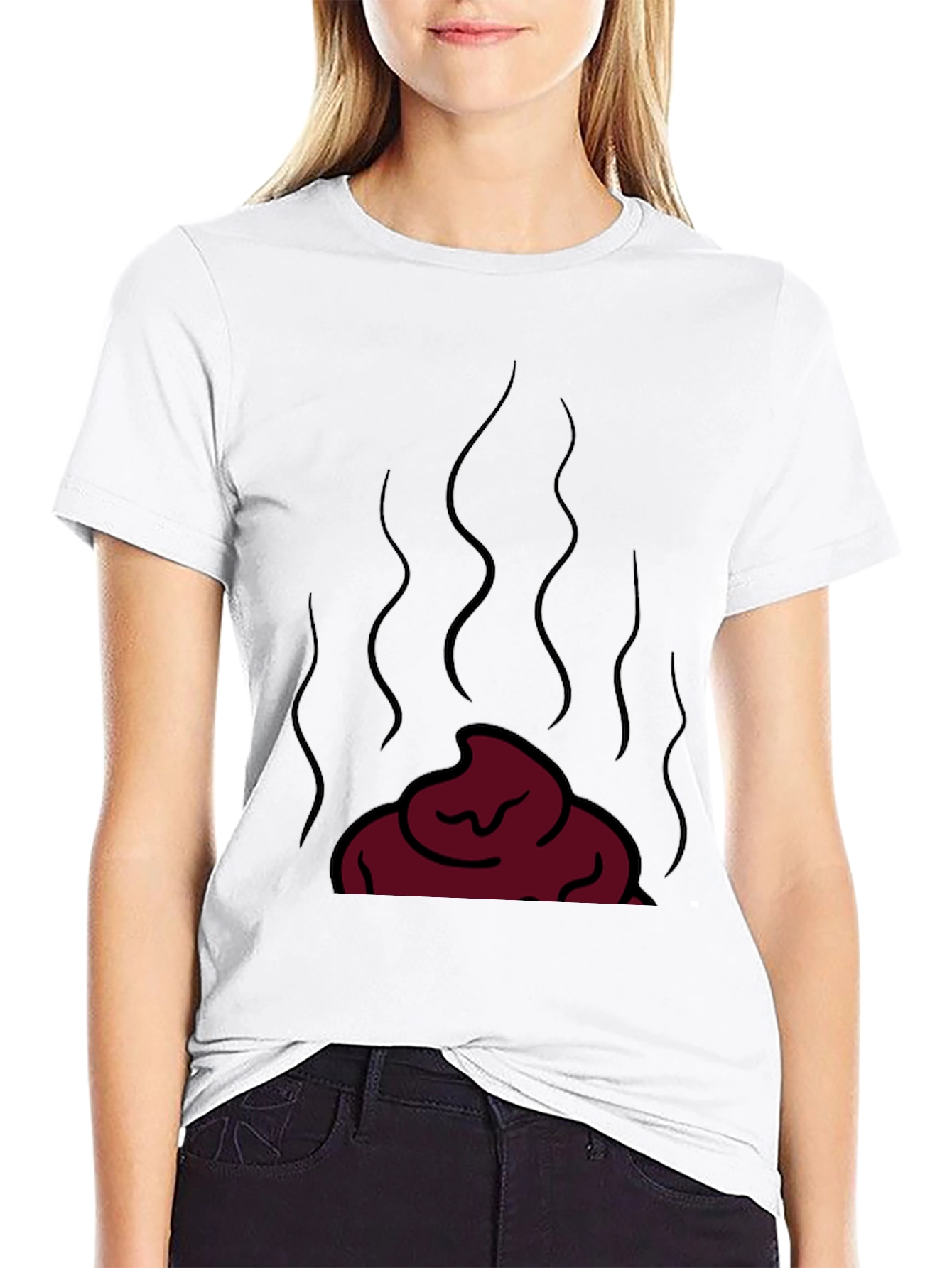 Novelty Poop Emoji T-Shirt