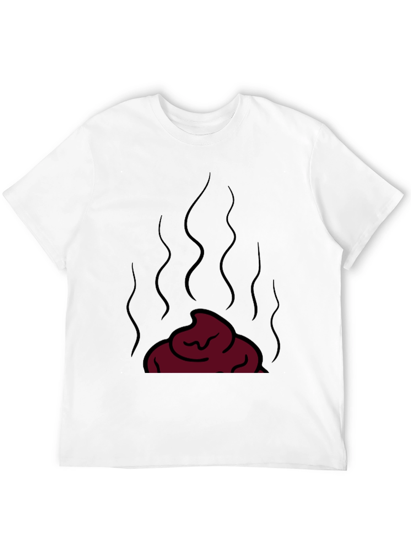 Novelty Poop Emoji T-Shirt