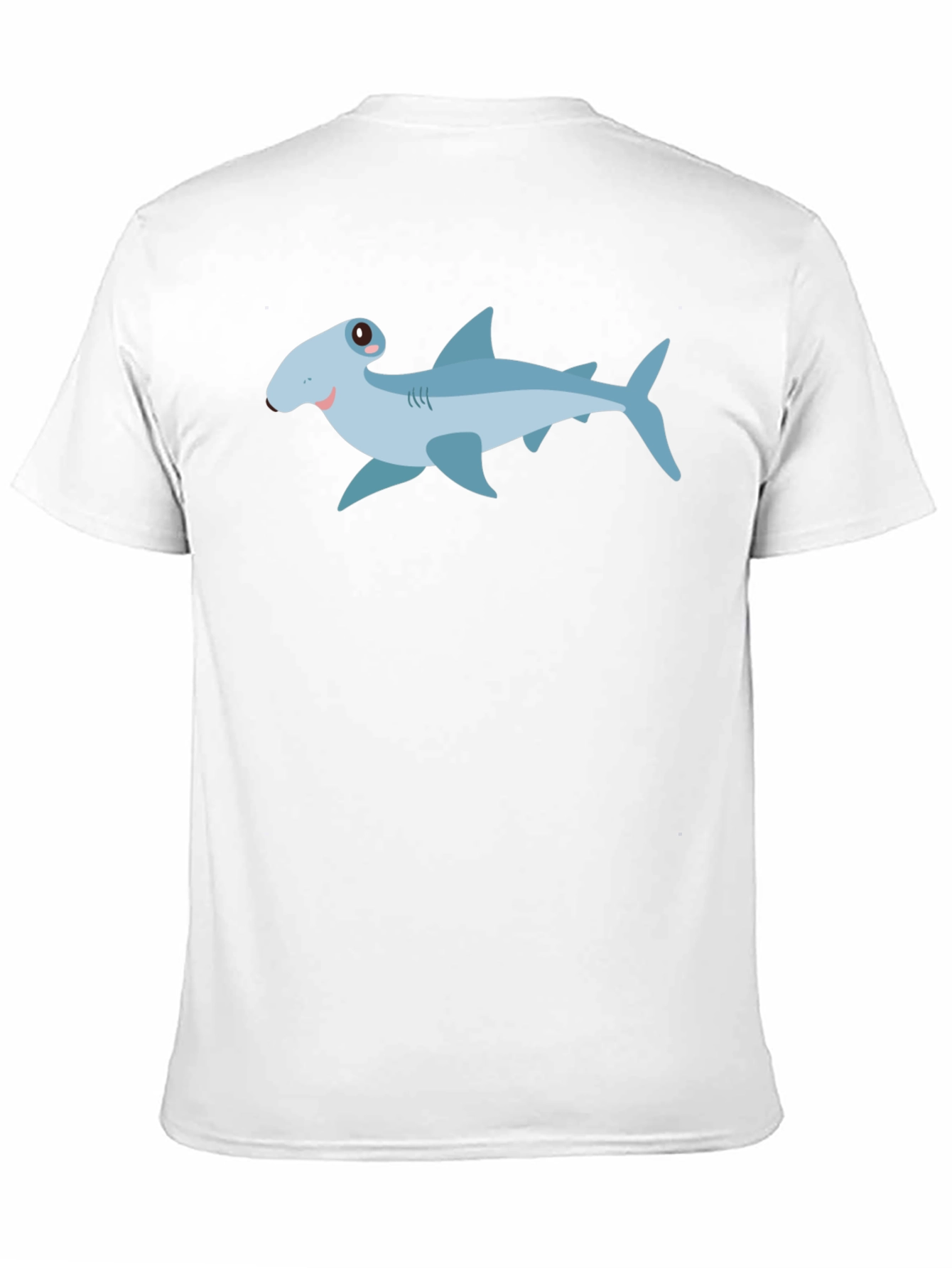 Cartoon Shark Graphic Tee - Mens Black T-Shirt