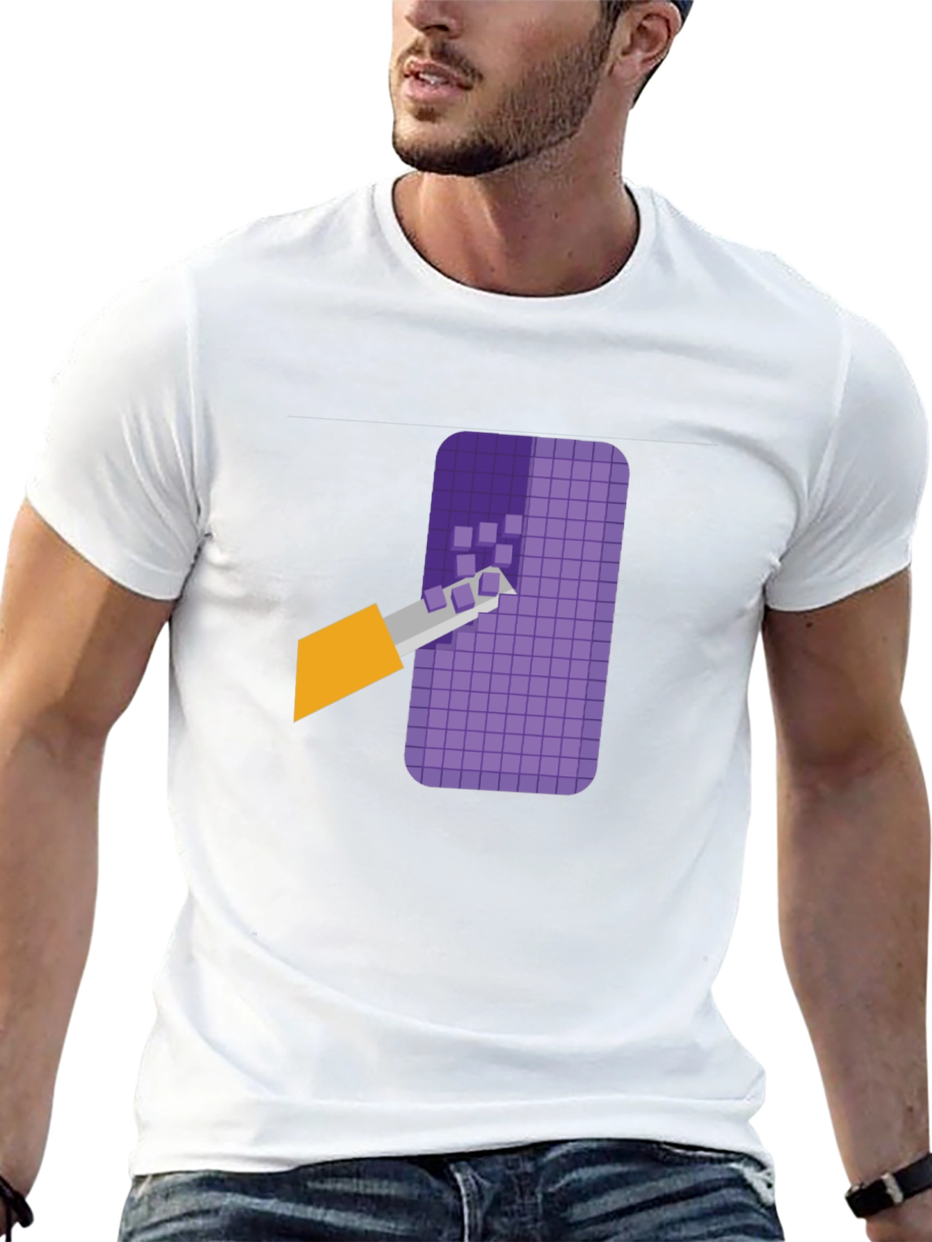 Pixelated Art T-Shirt - Modern Graphic Tee