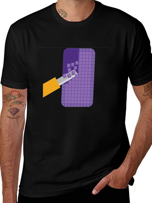Pixelated Art T-Shirt - Modern Graphic Tee