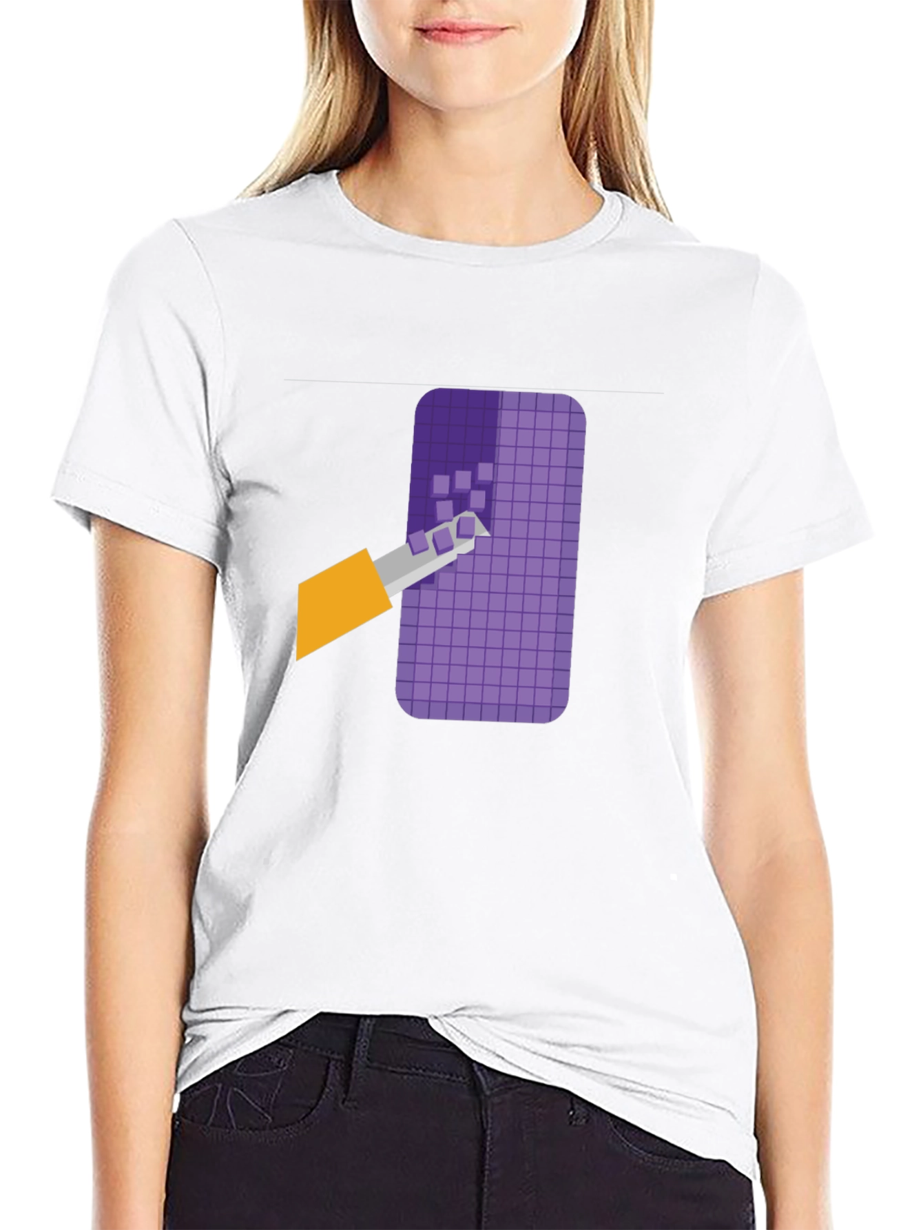 Pixelated Art T-Shirt - Modern Graphic Tee