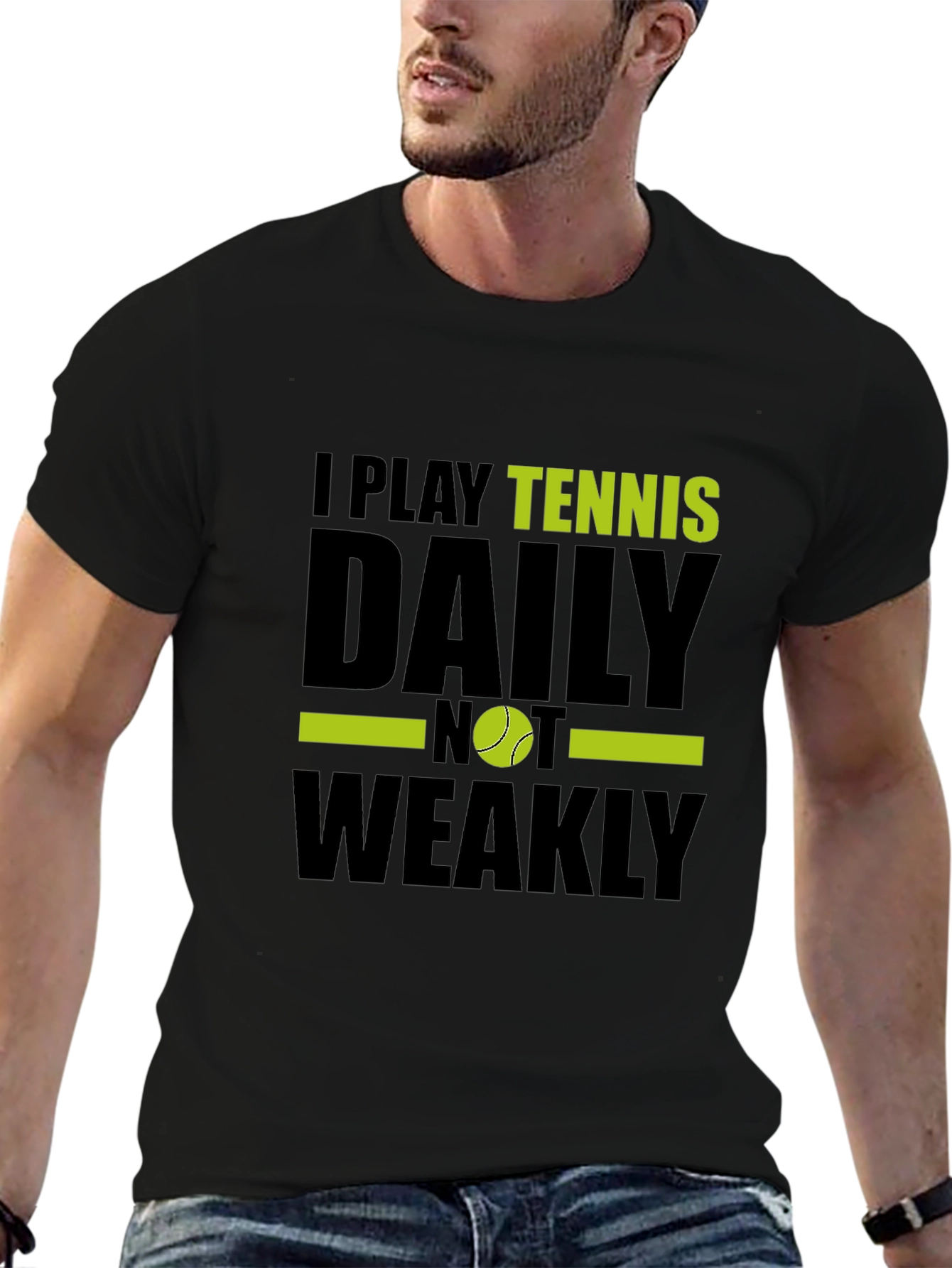 Tennis Player Graphic T-Shirt - Daily NOT Weakly!