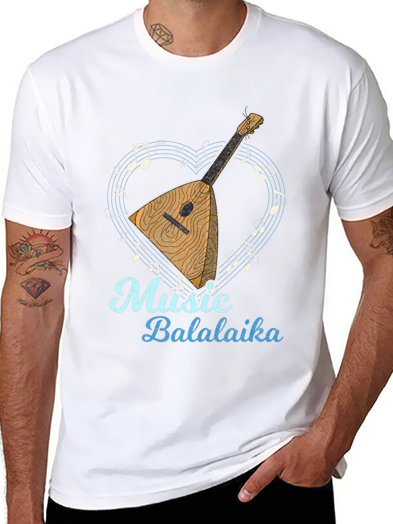 Music Balalaika Graphic T-Shirt