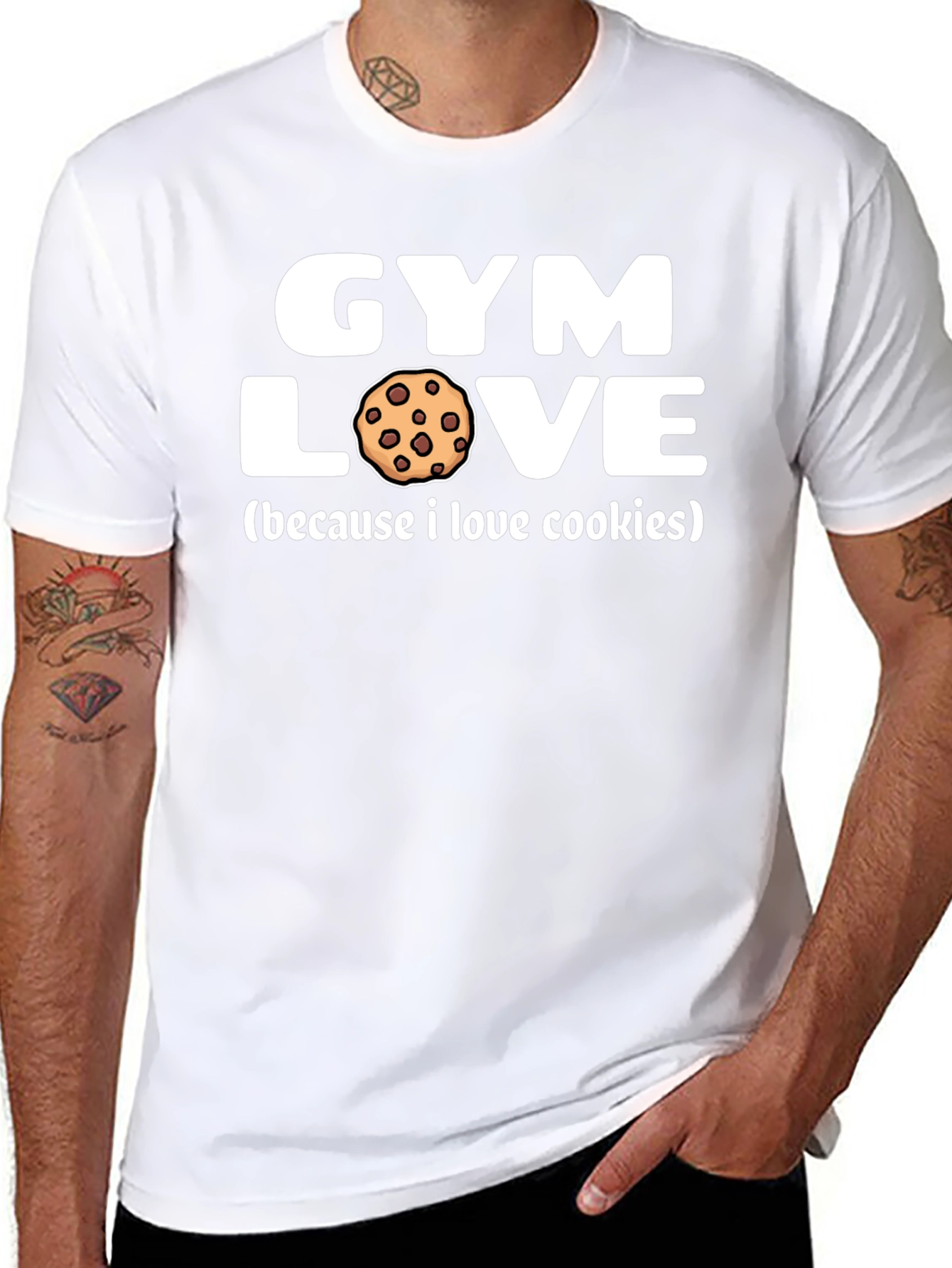 Gym Love Cookies Graphic Tee
