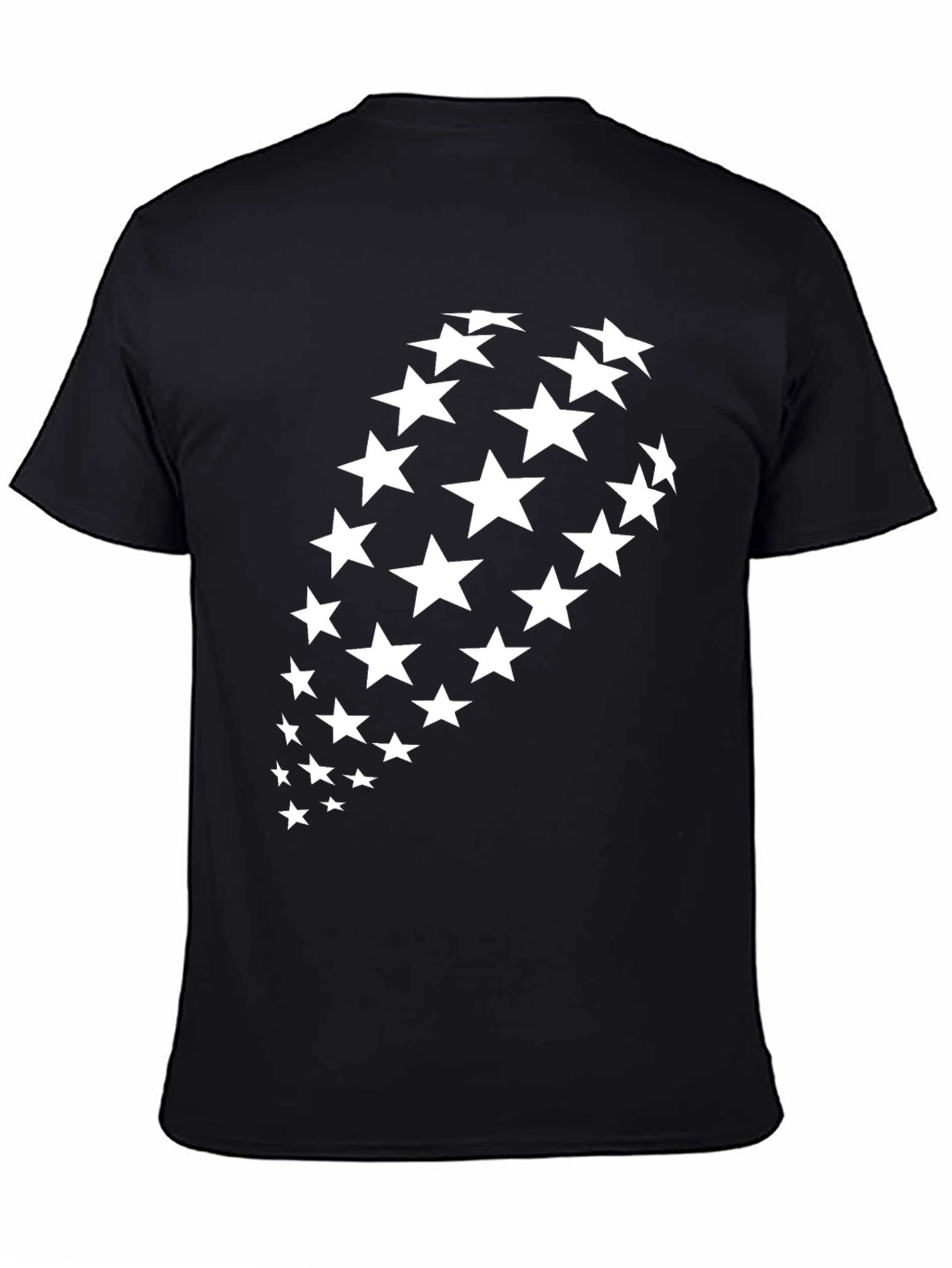 Starry Graphic Black T-Shirt