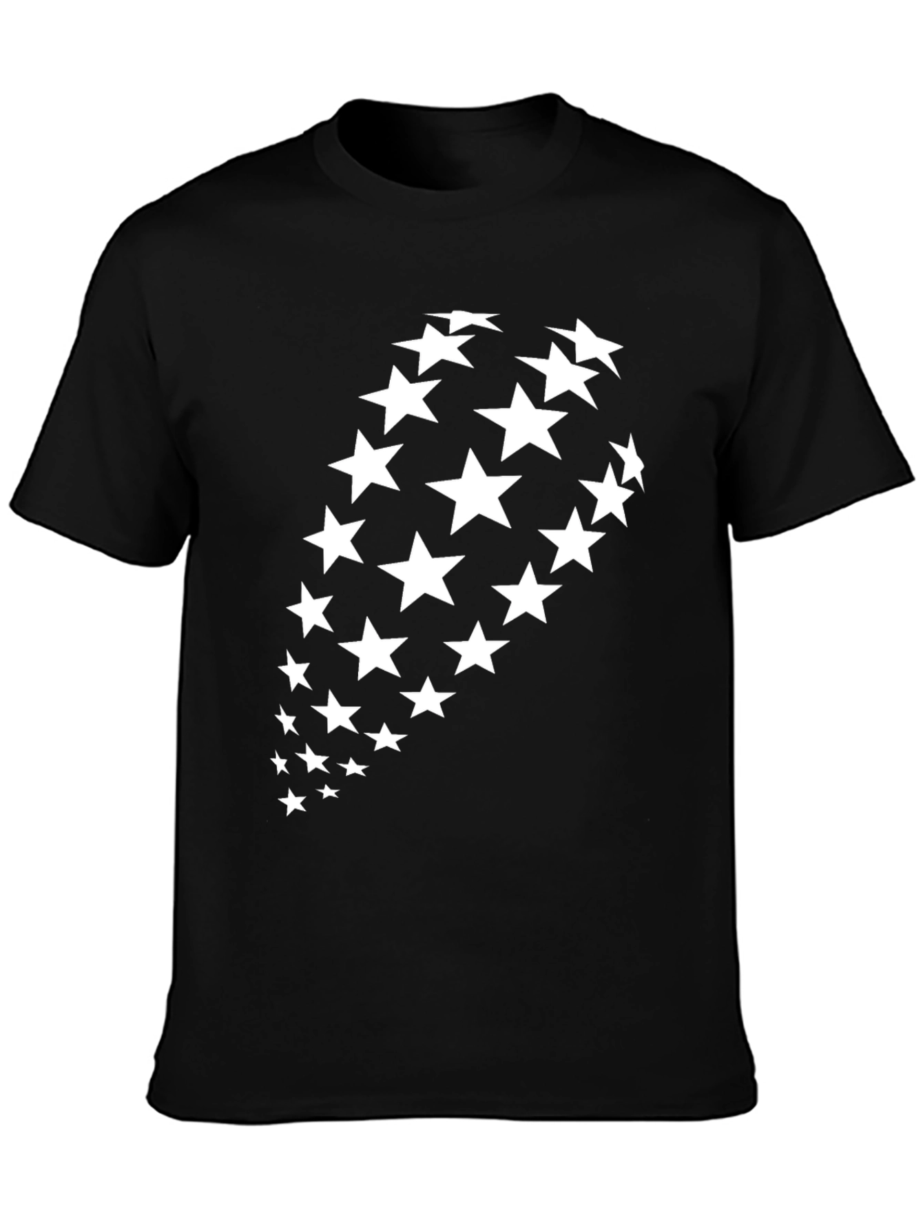 Starry Graphic Black T-Shirt