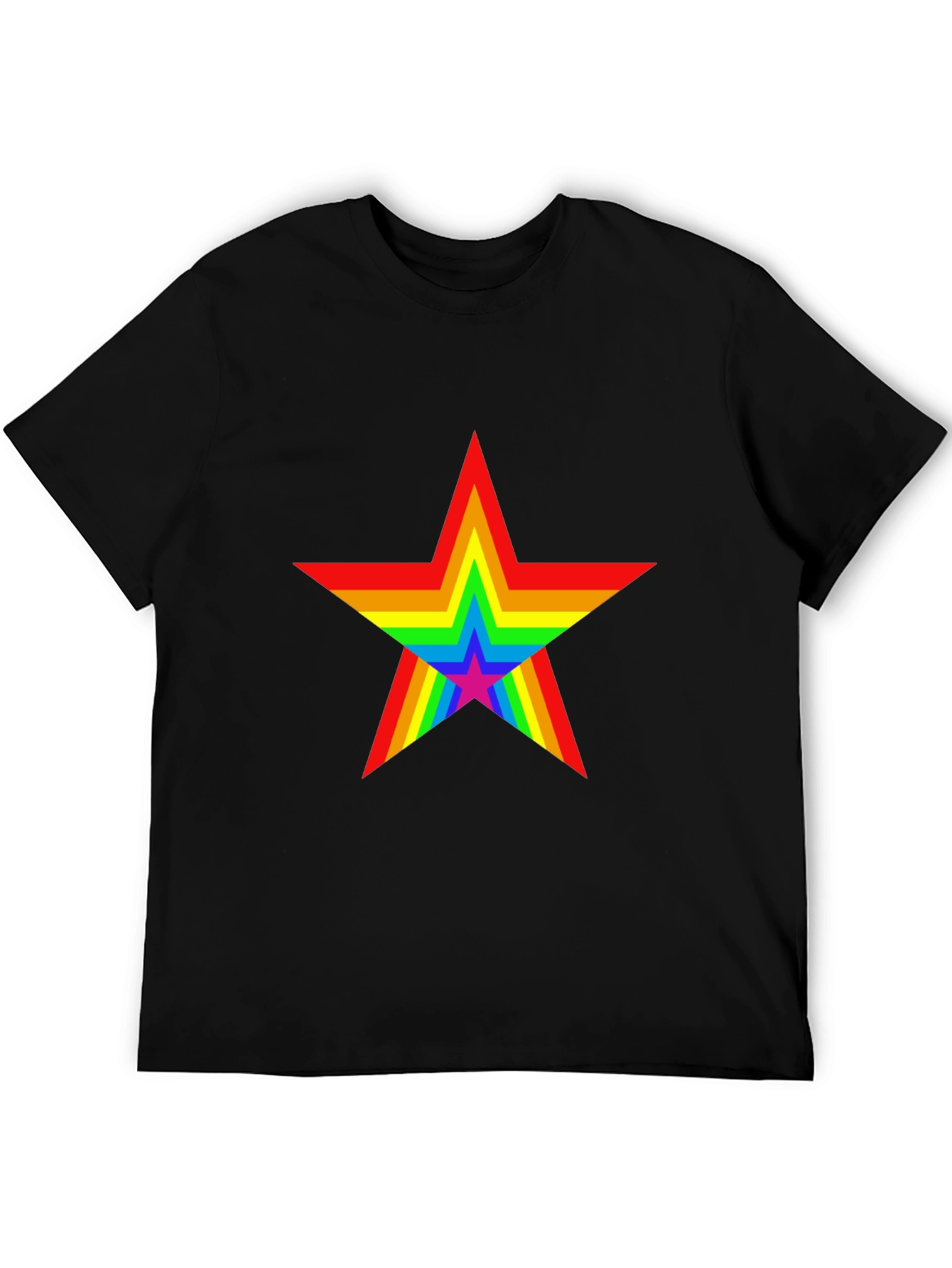 Rainbow Star Graphic Tee - Pride Edition
