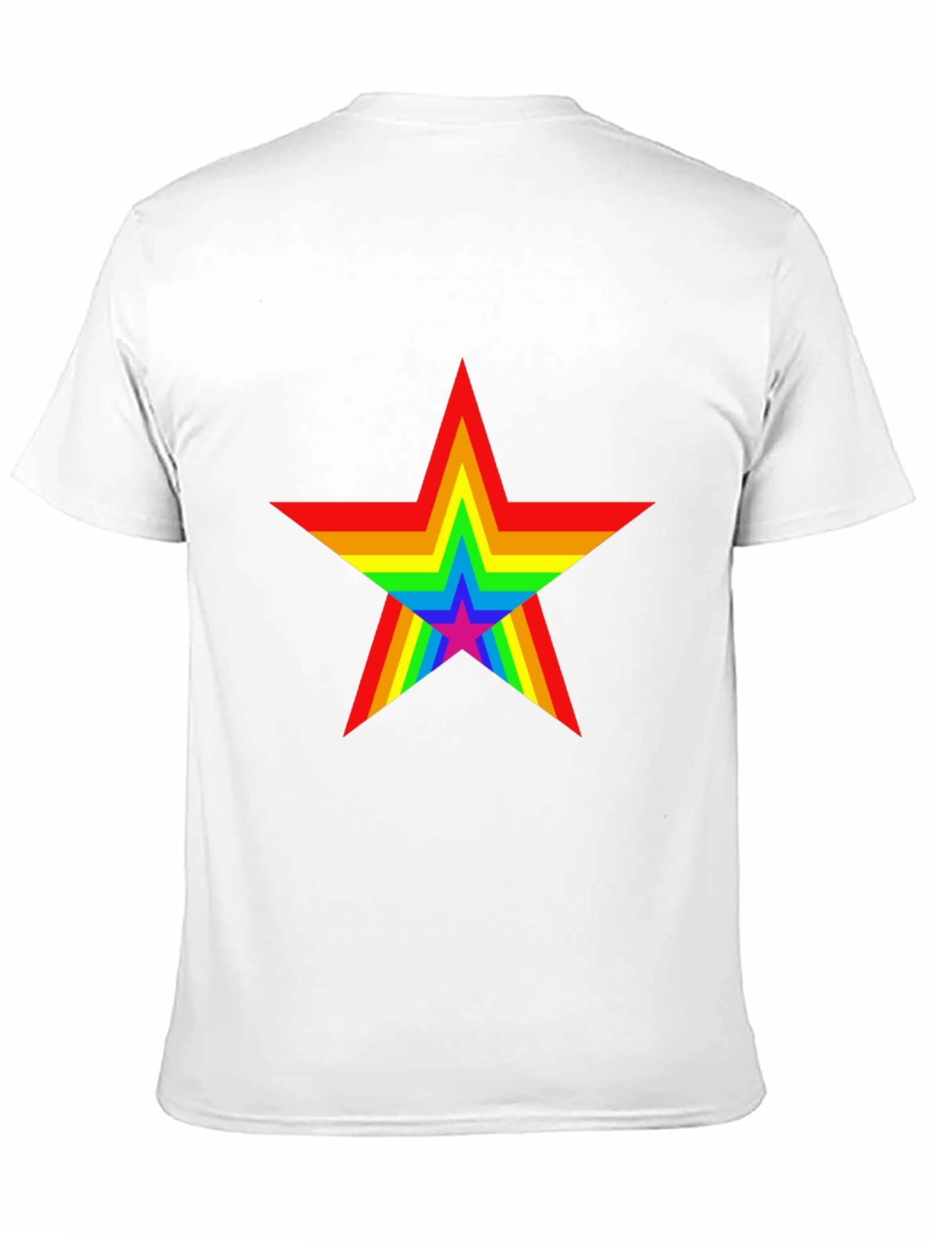 Rainbow Star Graphic Tee - Pride Edition