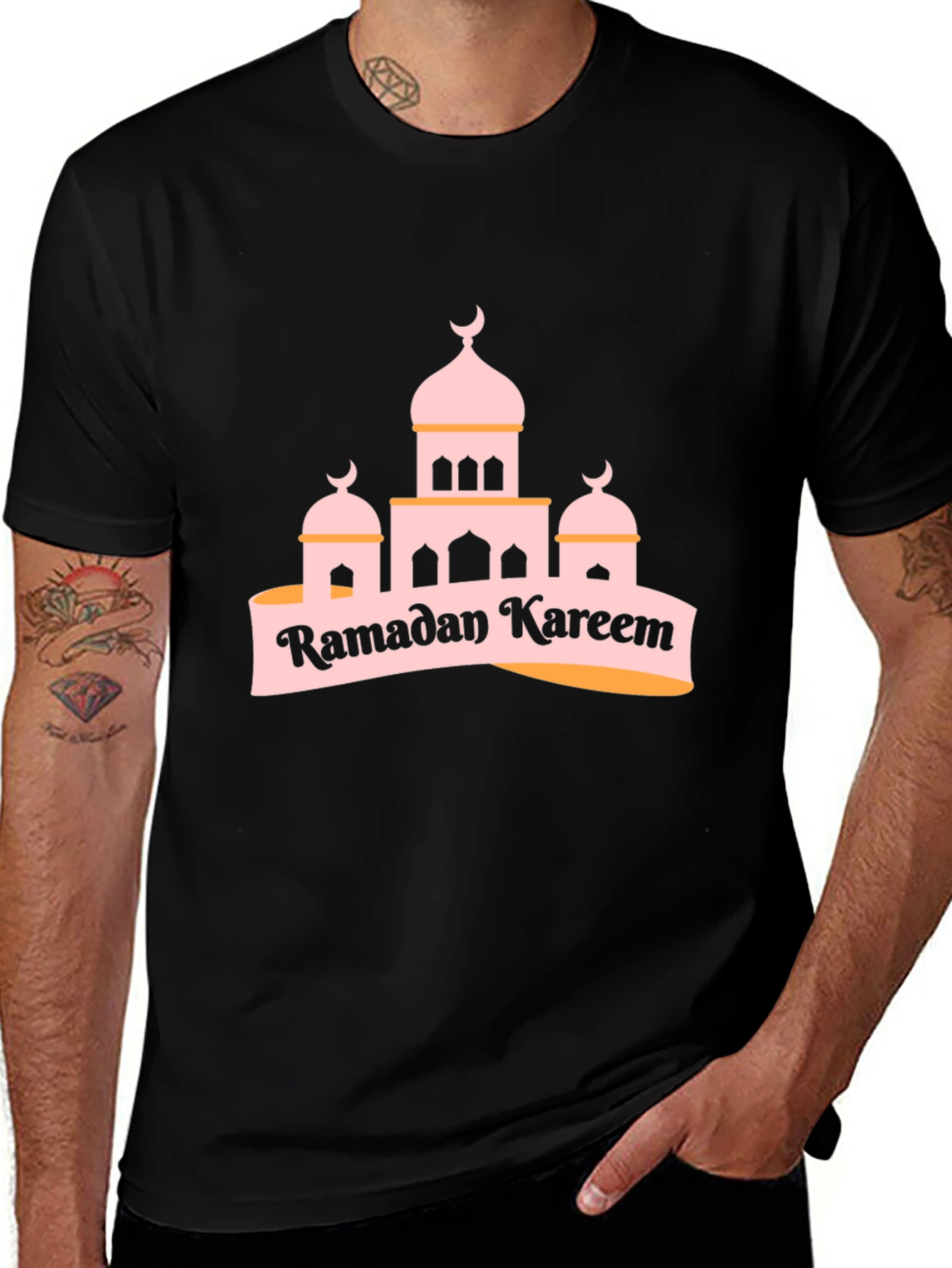 Ramadan Kareem T-Shirt - Festive Black Tee
