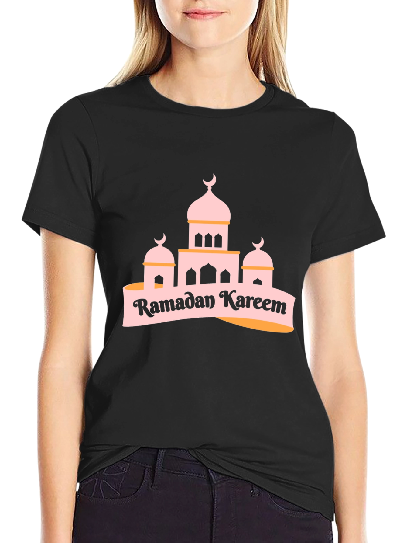 Ramadan Kareem T-Shirt - Festive Black Tee