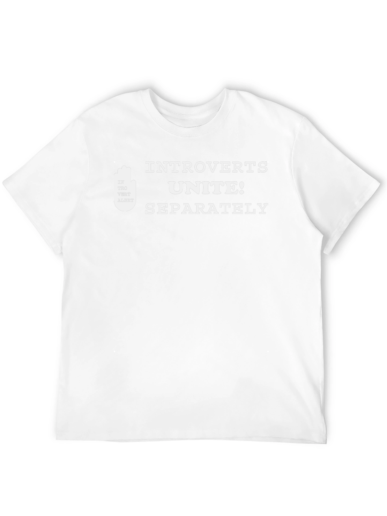 Introverts Unite T-Shirt - Black