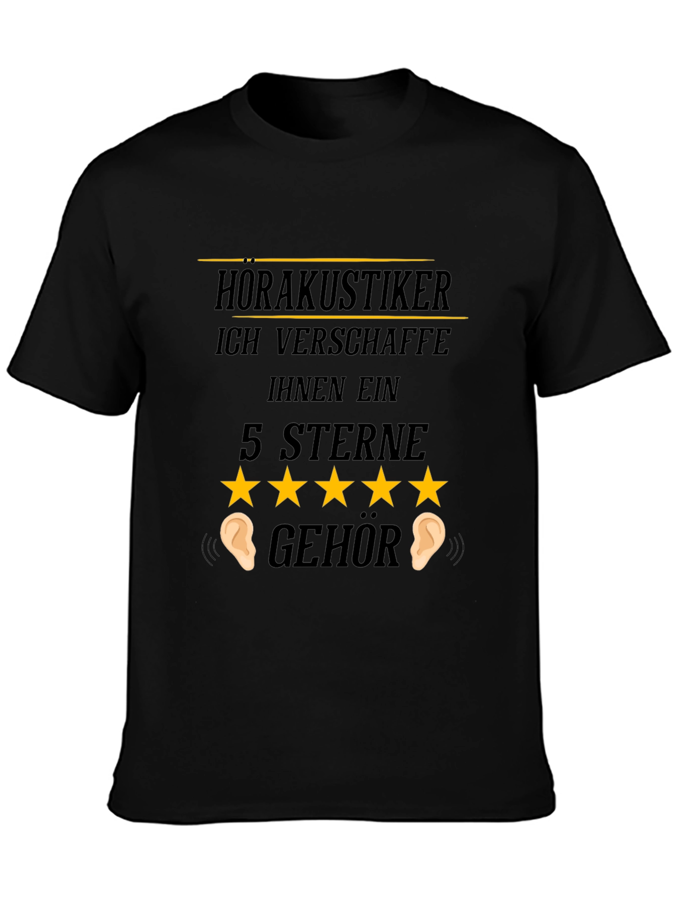 Funny Audiologist 5-Star Hearing T-Shirt