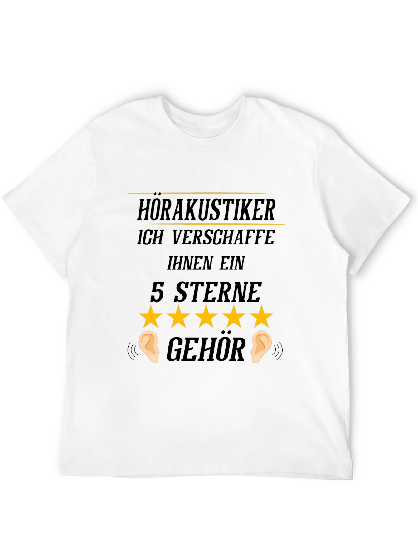 Funny Audiologist 5-Star Hearing T-Shirt