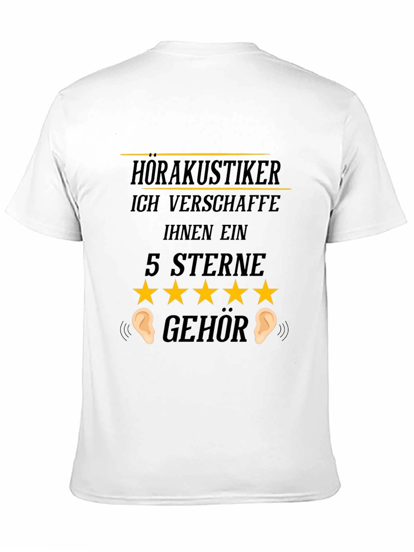 Funny Audiologist 5-Star Hearing T-Shirt
