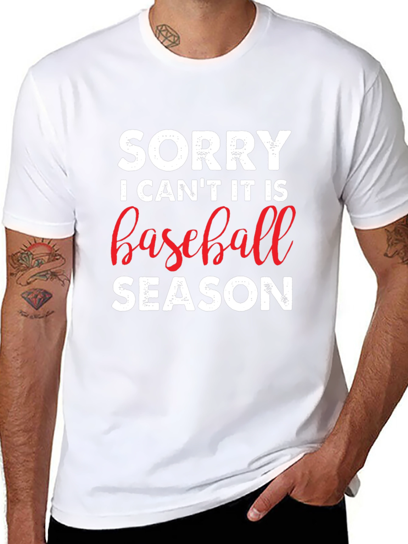 Sorry Baseball Season T-Shirt